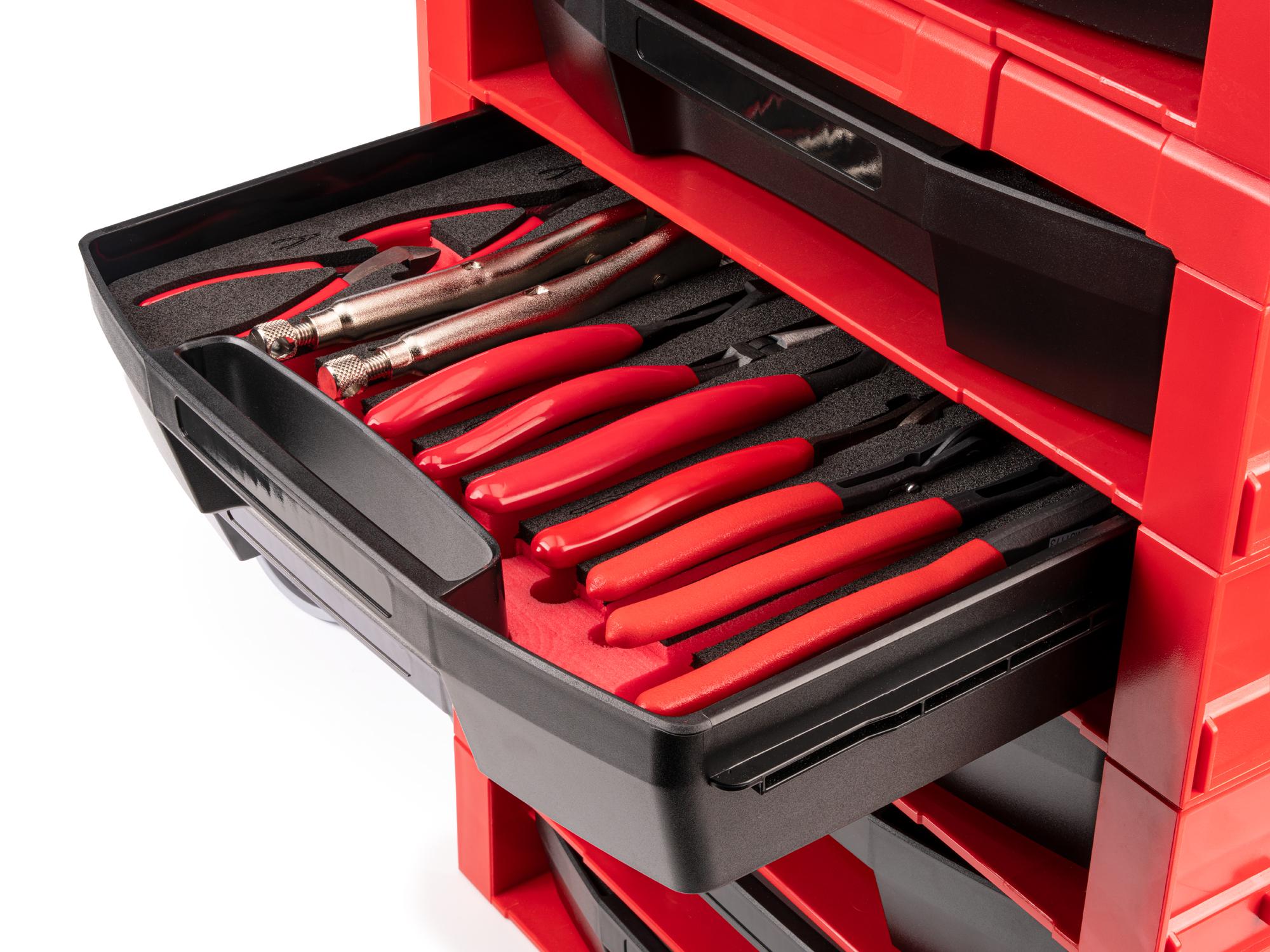 Example shown of Tekton 6, 7, 8, 9, 9 1/2, 10 inch mixed pliers set set. Item #PLR96001