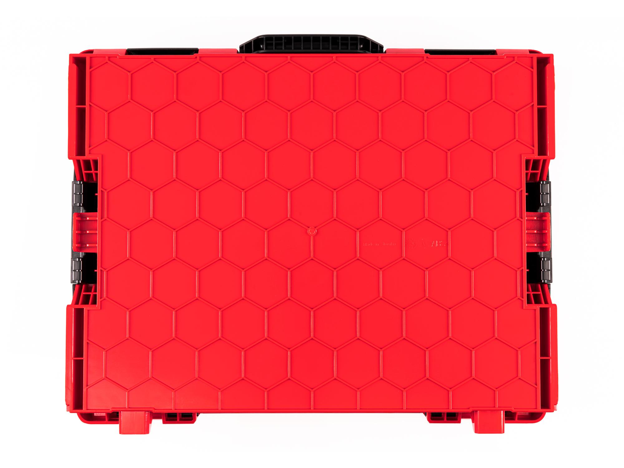 Bottom view of Tekton stacking organization system. Item #OLB11021