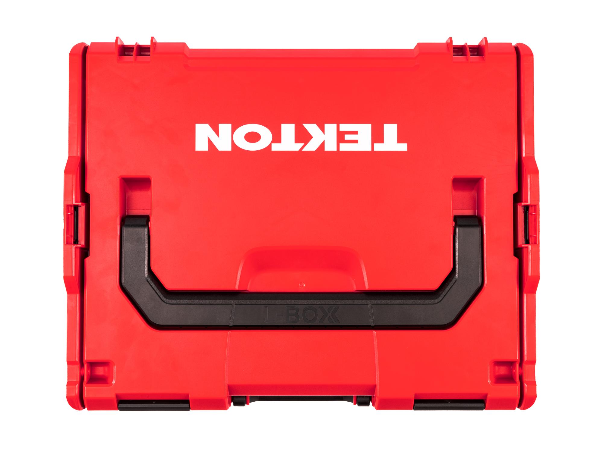Top view of Tekton stacking organization system. Item #OLB11021