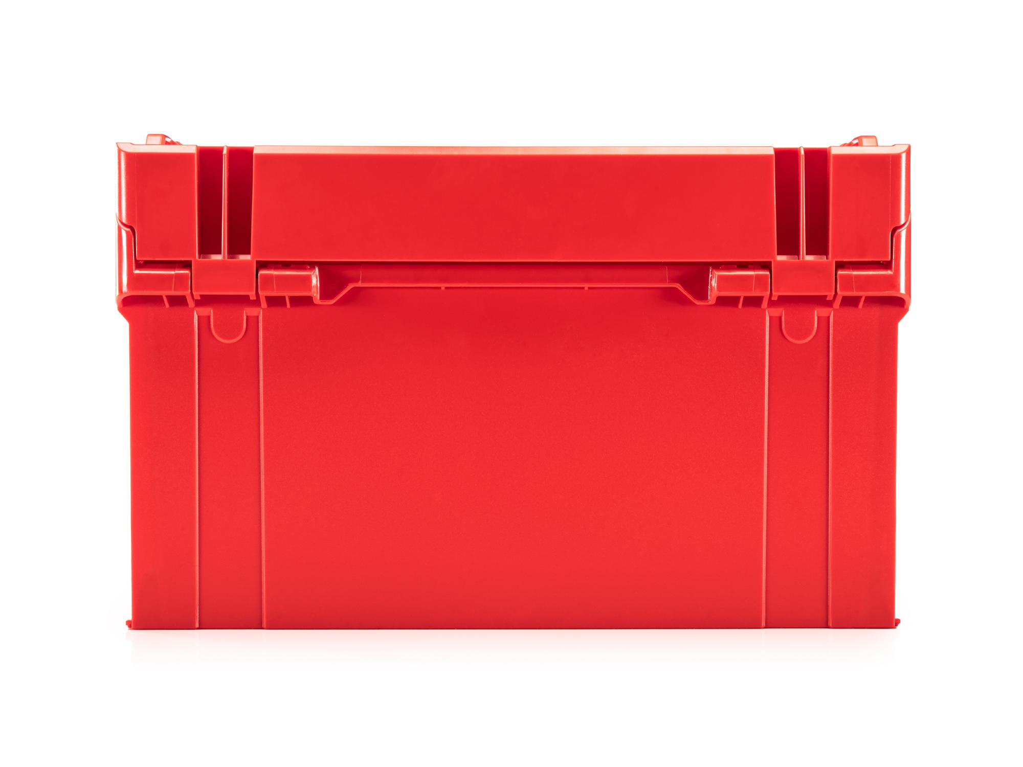 Back view of Tekton stacking organization system. Item #OLB21023.