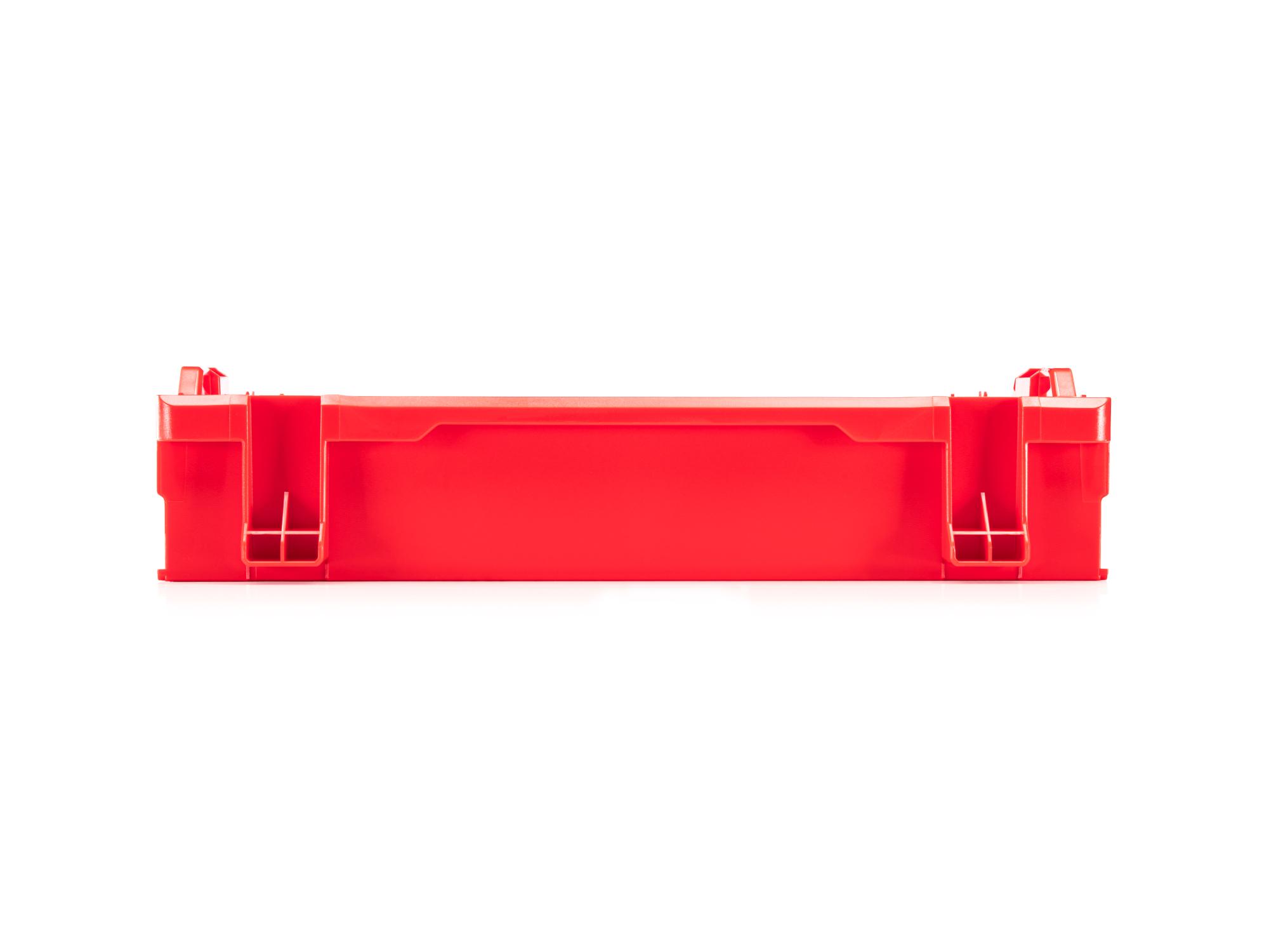 Back view of Tekton stacking organization system. Item #OLB41021