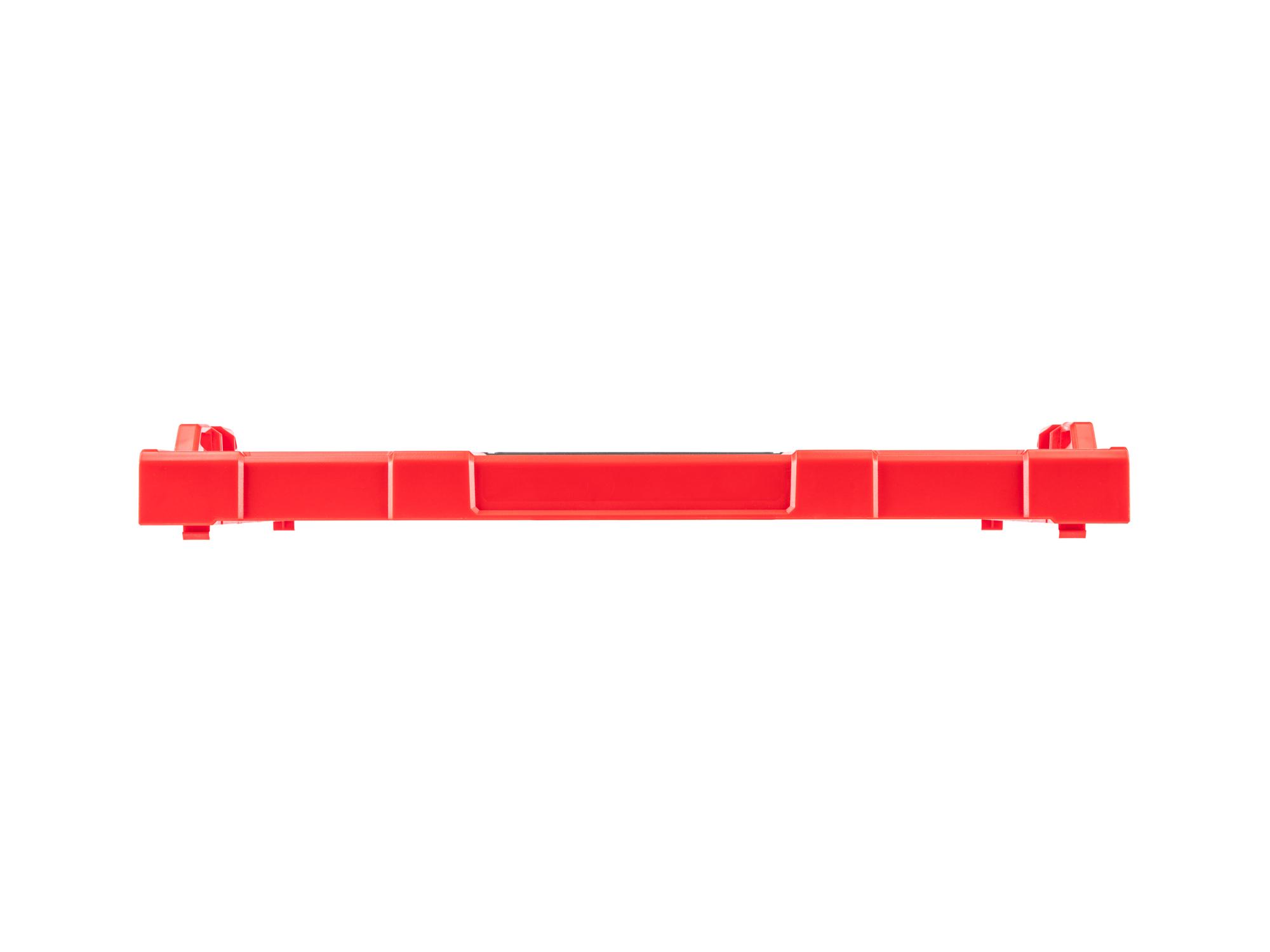 Back view of Tekton stacking organization system. Item #OLB41820