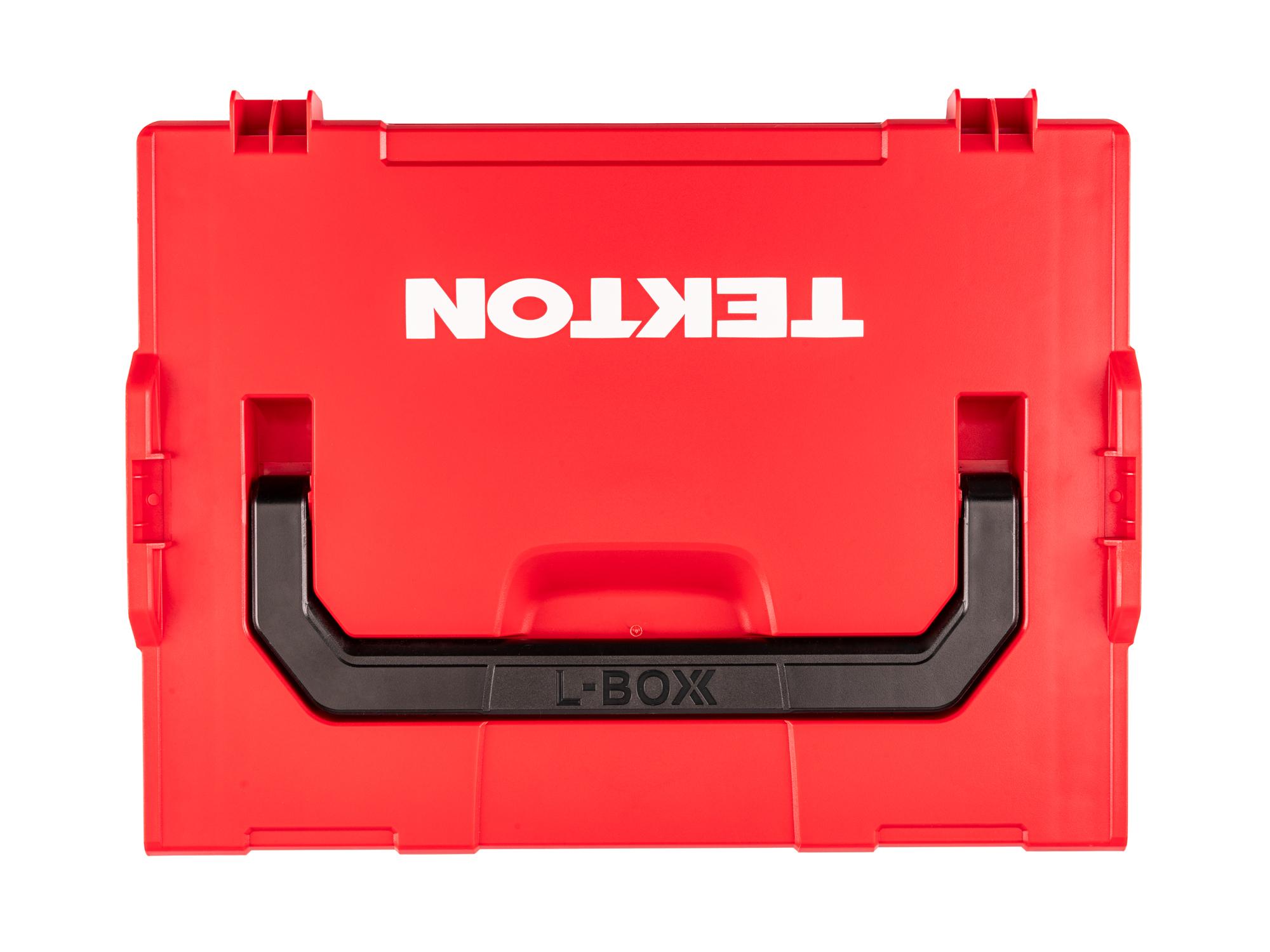 Top view of Tekton stacking organization system. Item #OLB41820