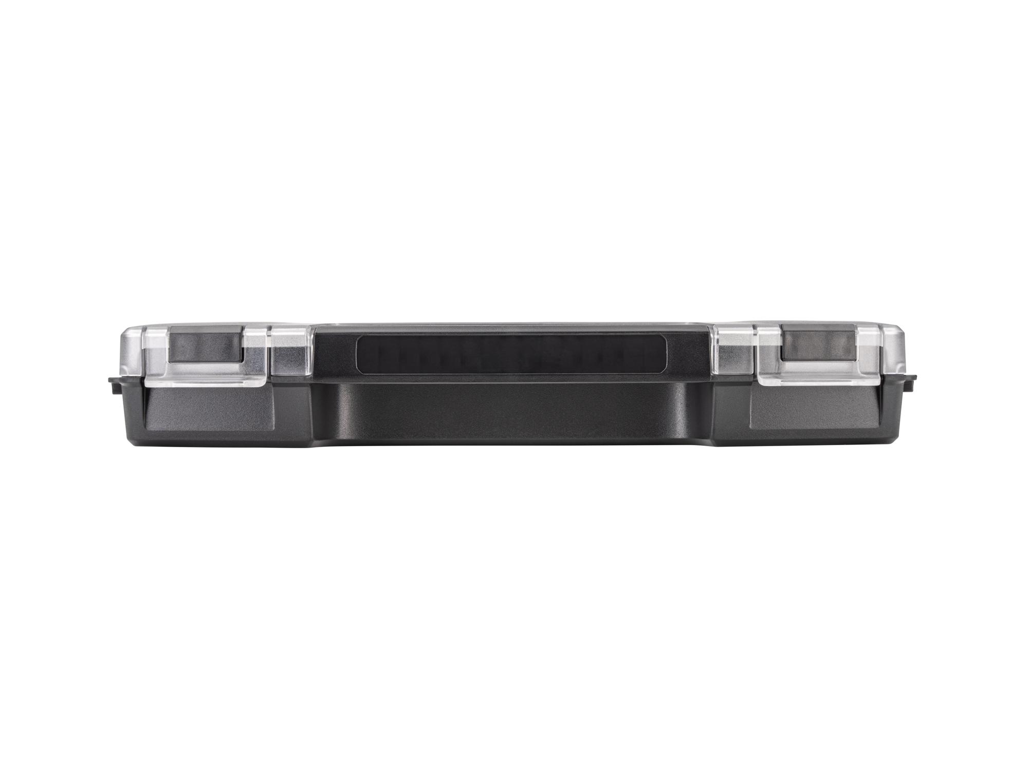 Front view of Tekton stacking organization system. Item #OLB50310