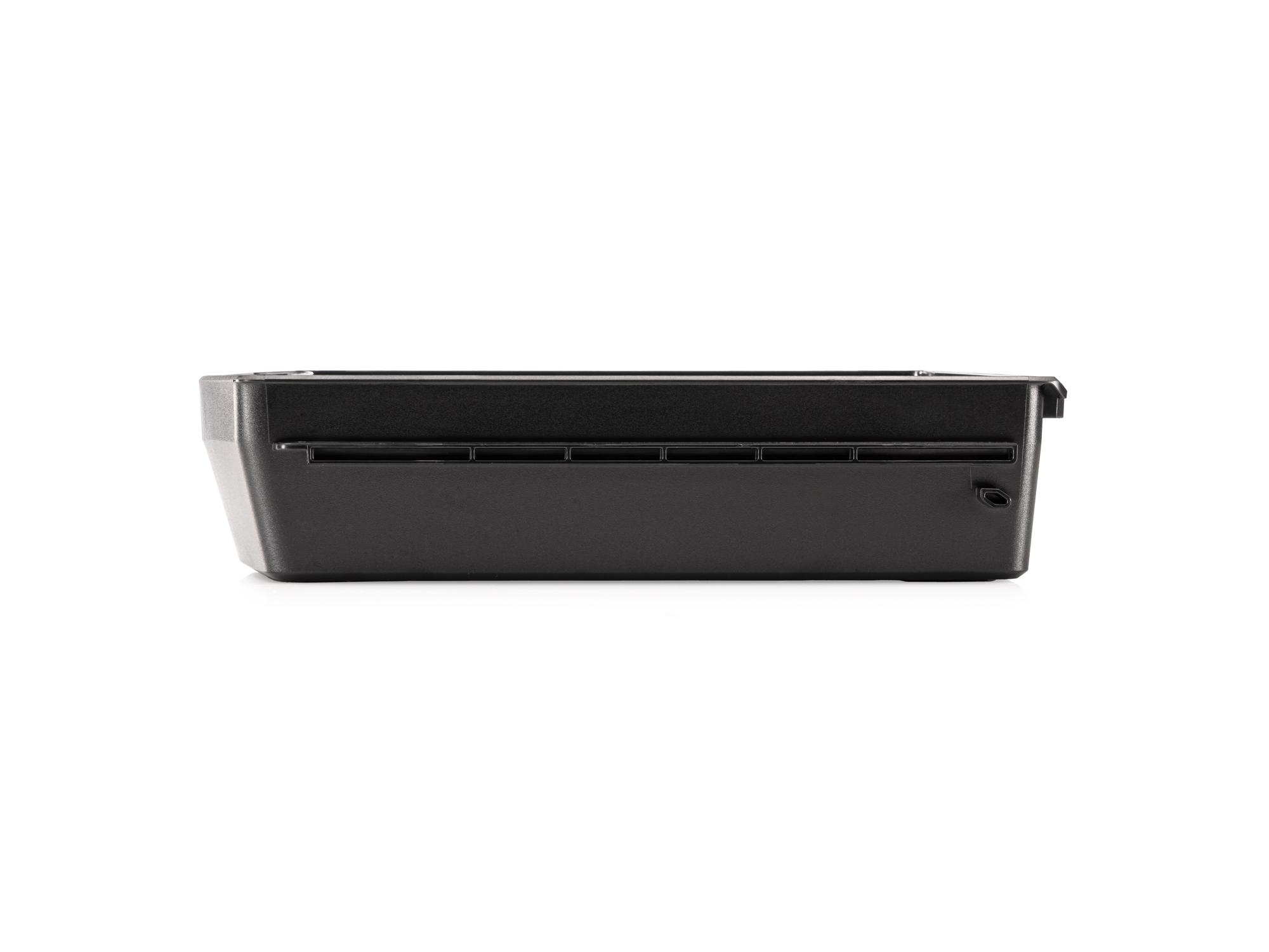 Side view of Tekton stacking organization system. Item #OLB51112
