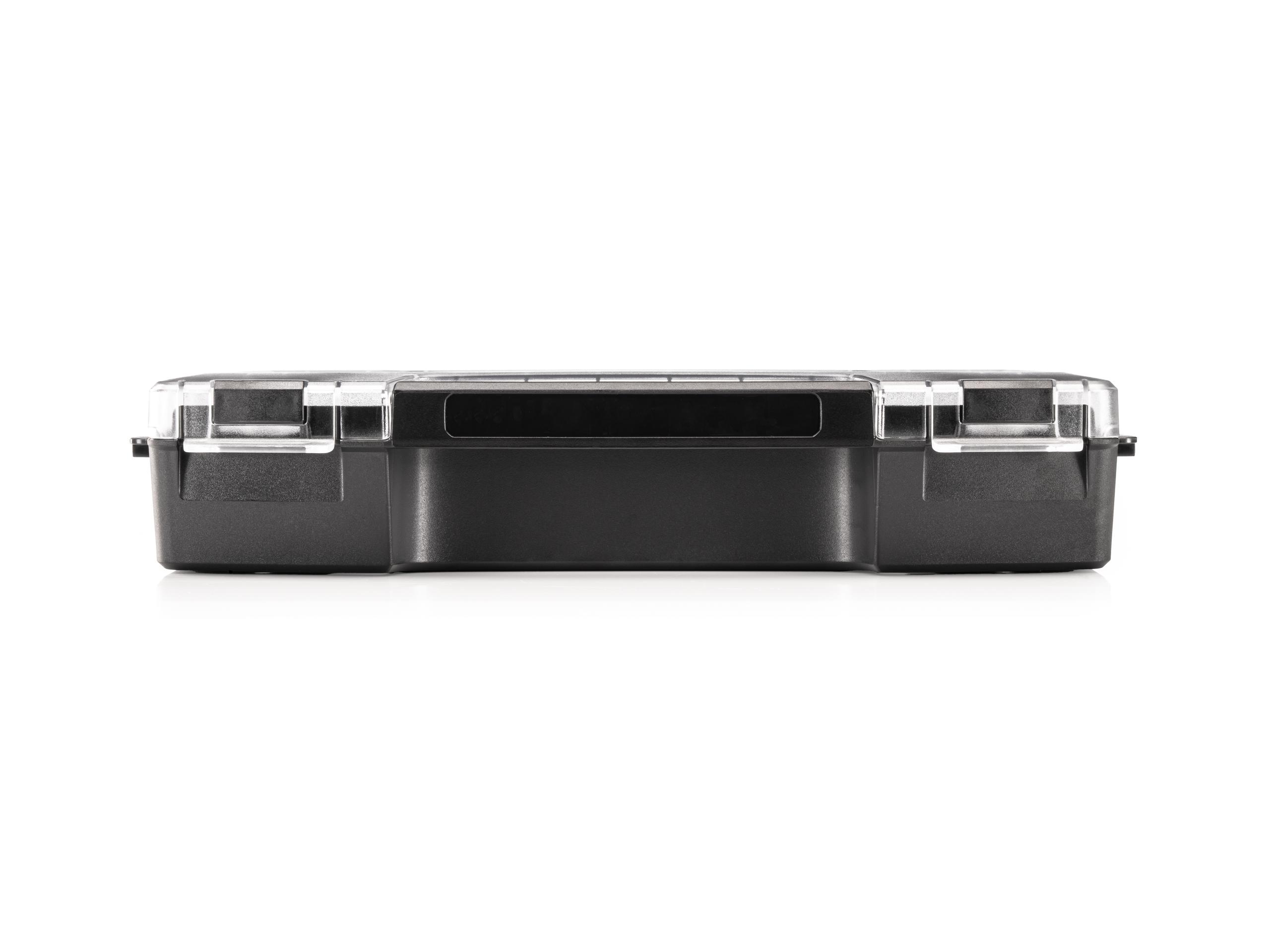 Front view of Tekton stacking organization system. Item #OLB51312