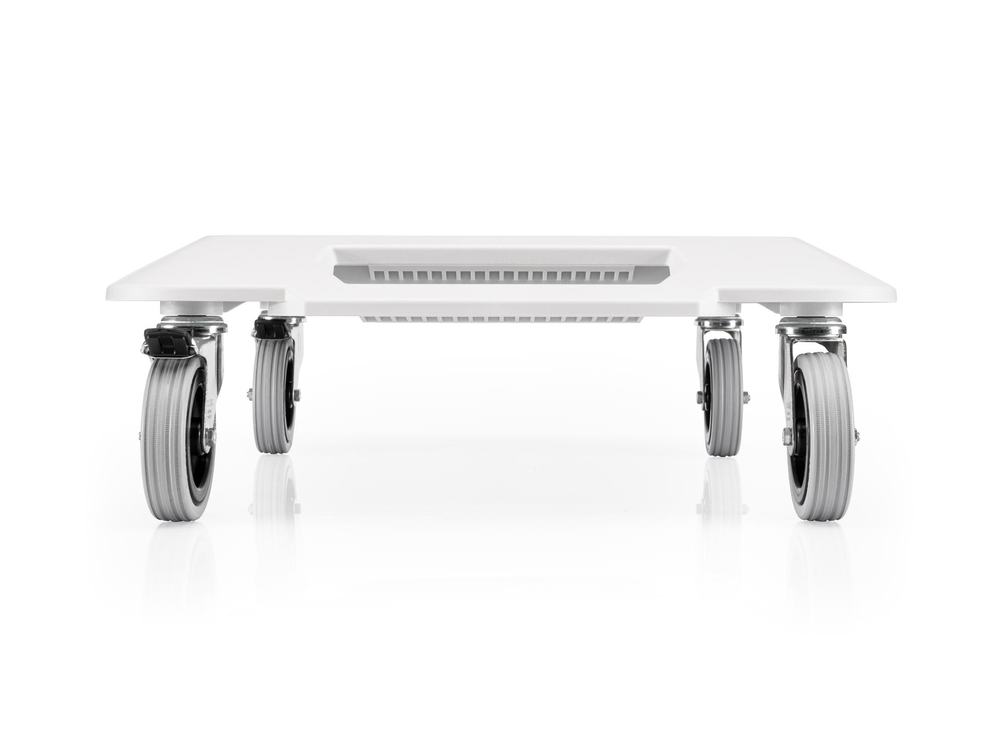 Back view of Tekton stacking organization system. Item #OLB81001.