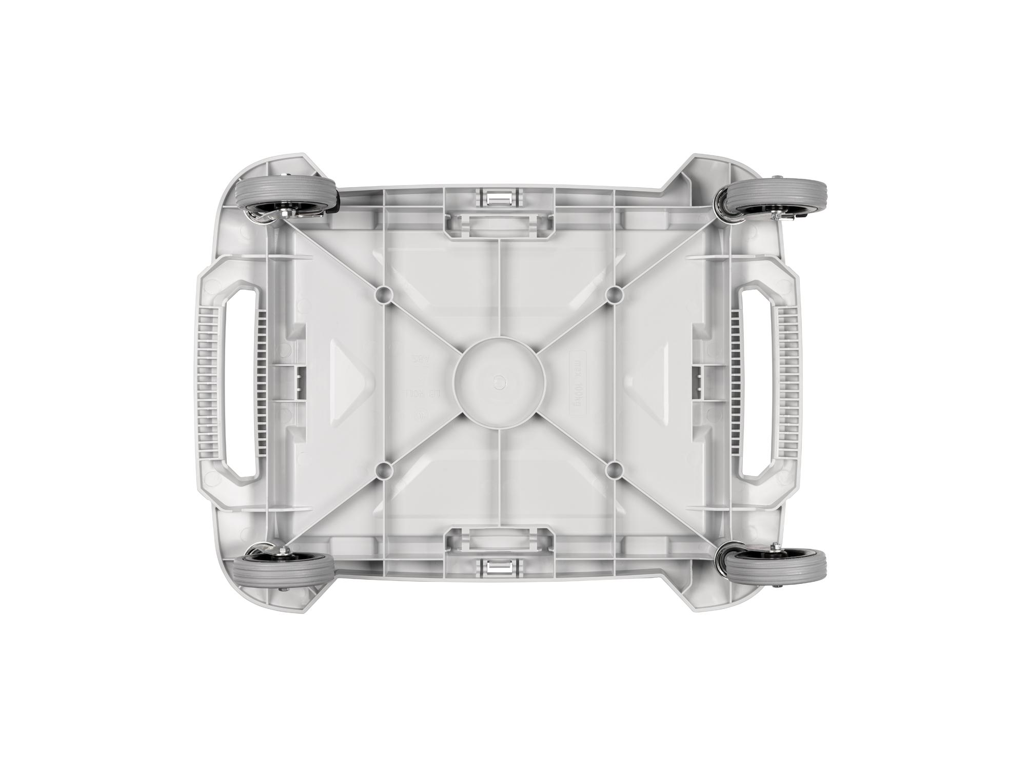 Bottom view of Tekton stacking organization system. Item #OLB81001.