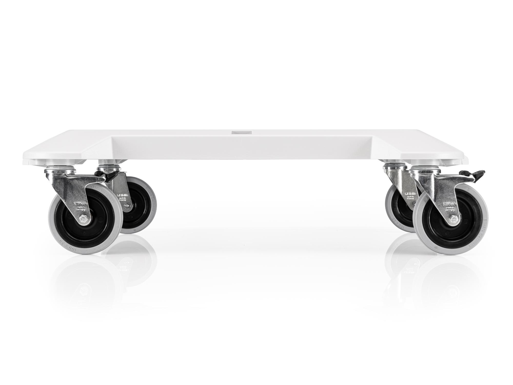 Side view of Tekton stacking organization system. Item #OLB81001.