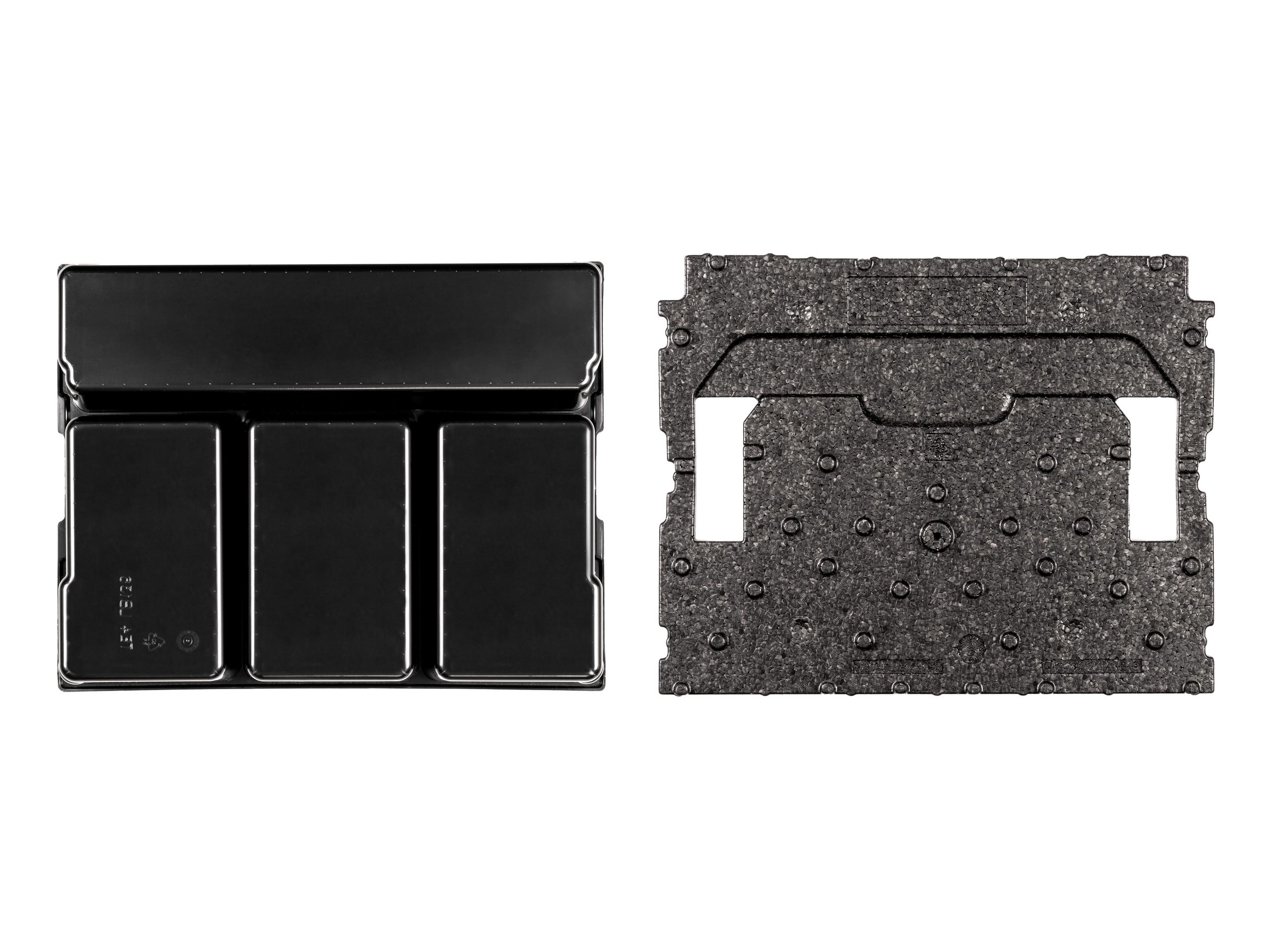 Bottom view of Tekton stacking organization system. Item #OLB81200