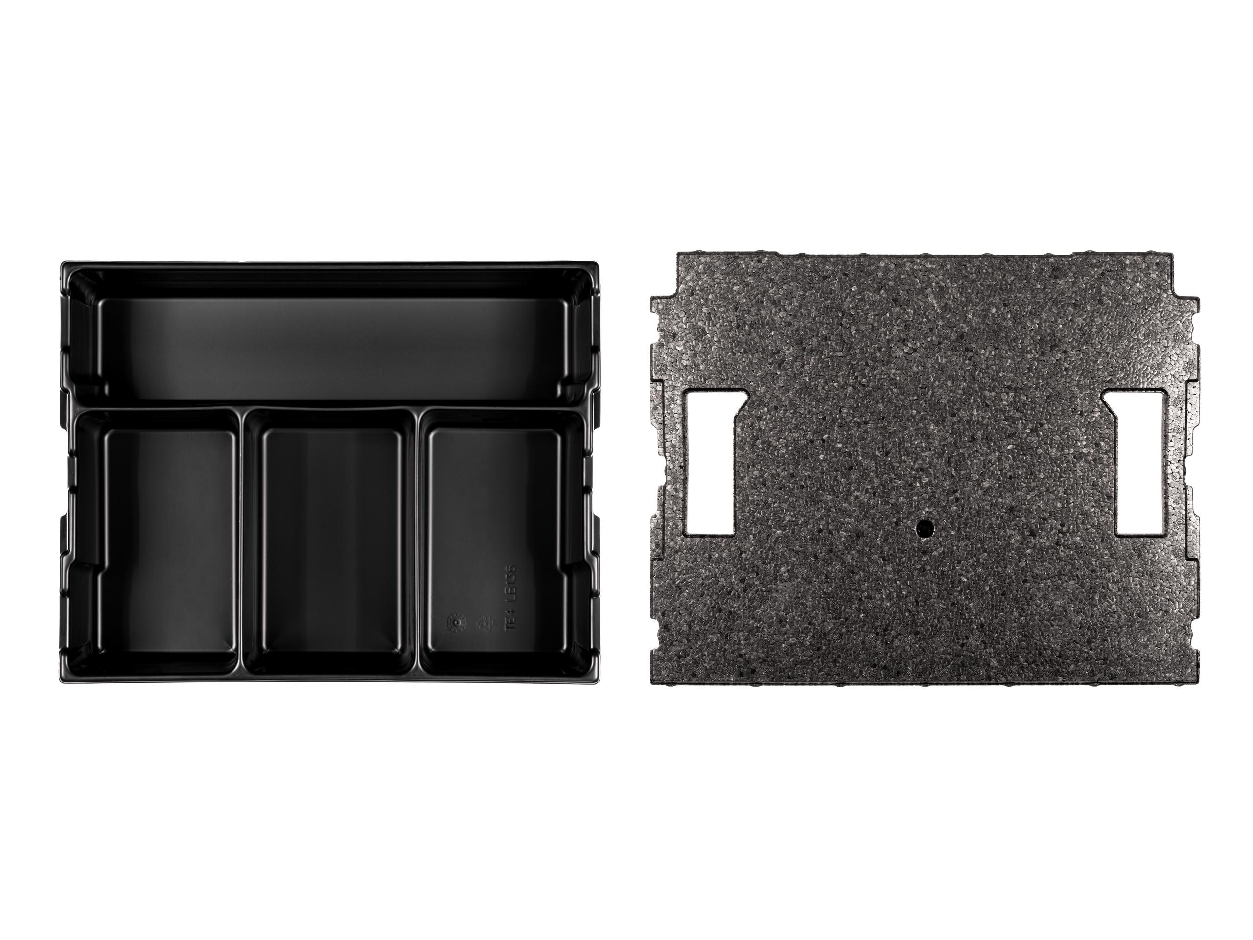 Top view of Tekton stacking organization system. Item #OLB81200