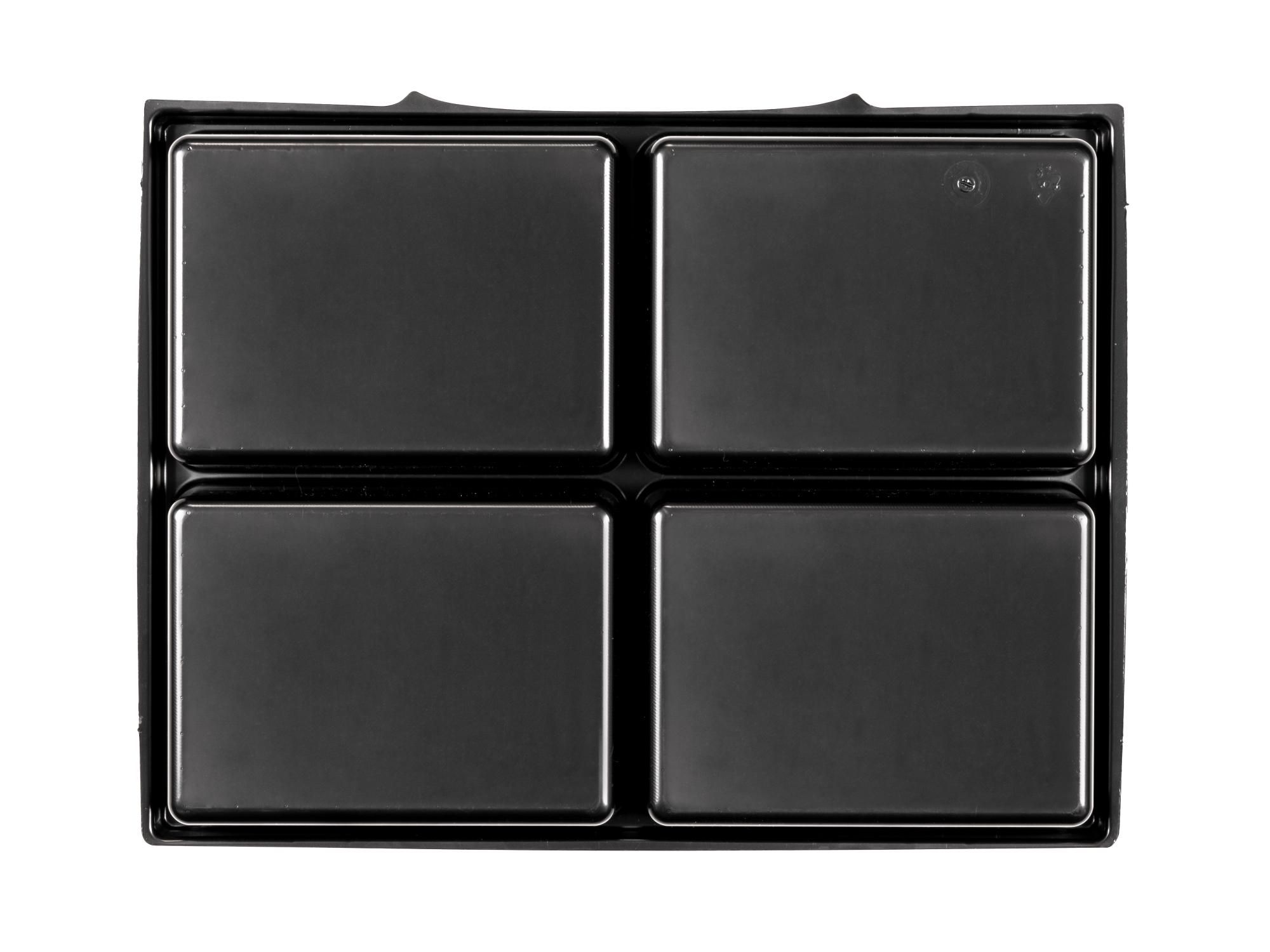 Bottom view of Tekton stacking organization system. Item #OLB81304