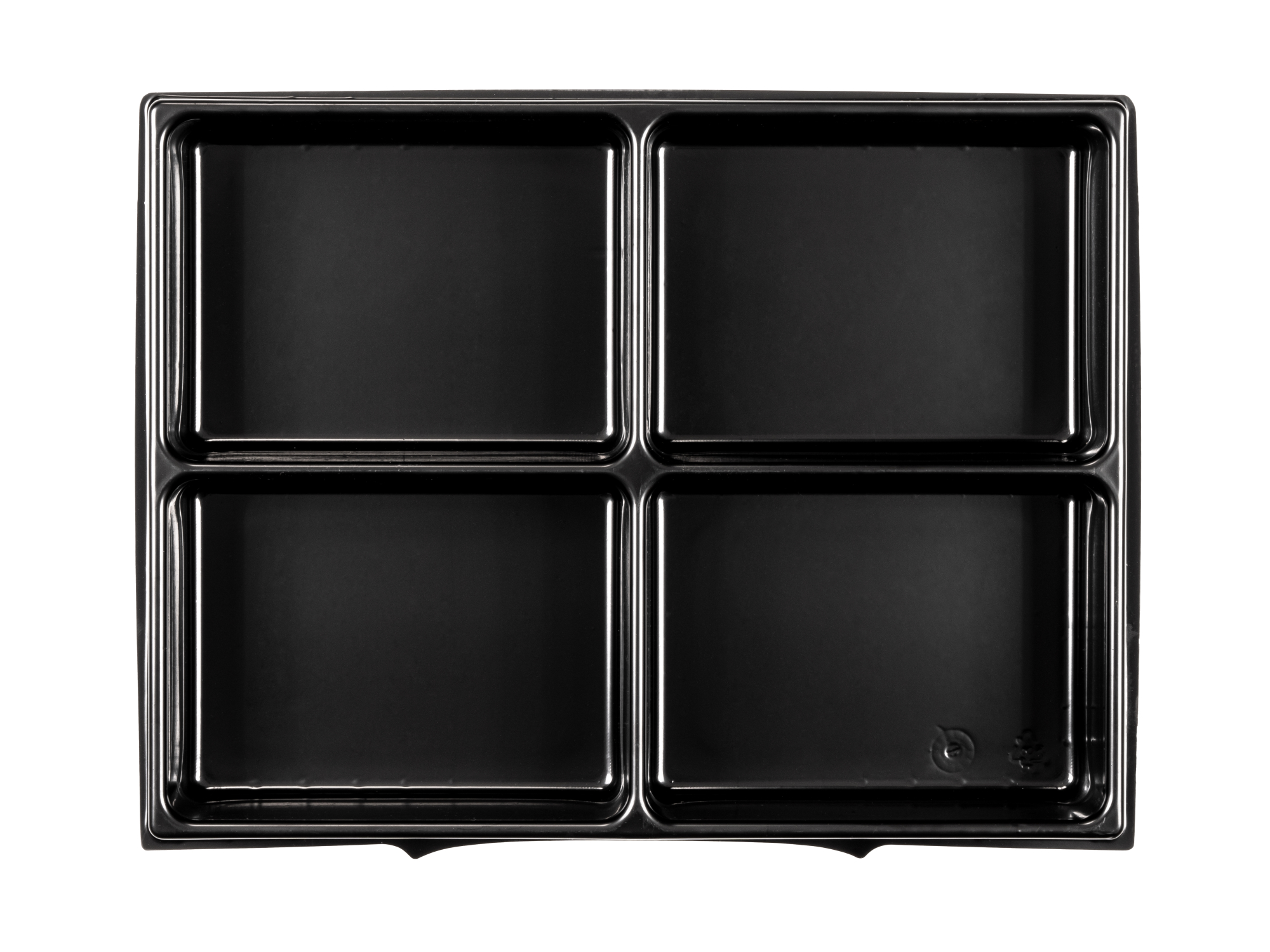 TEKTON 4-Cavity Parts Tray for Lidded Drawer and Open Top Drawer