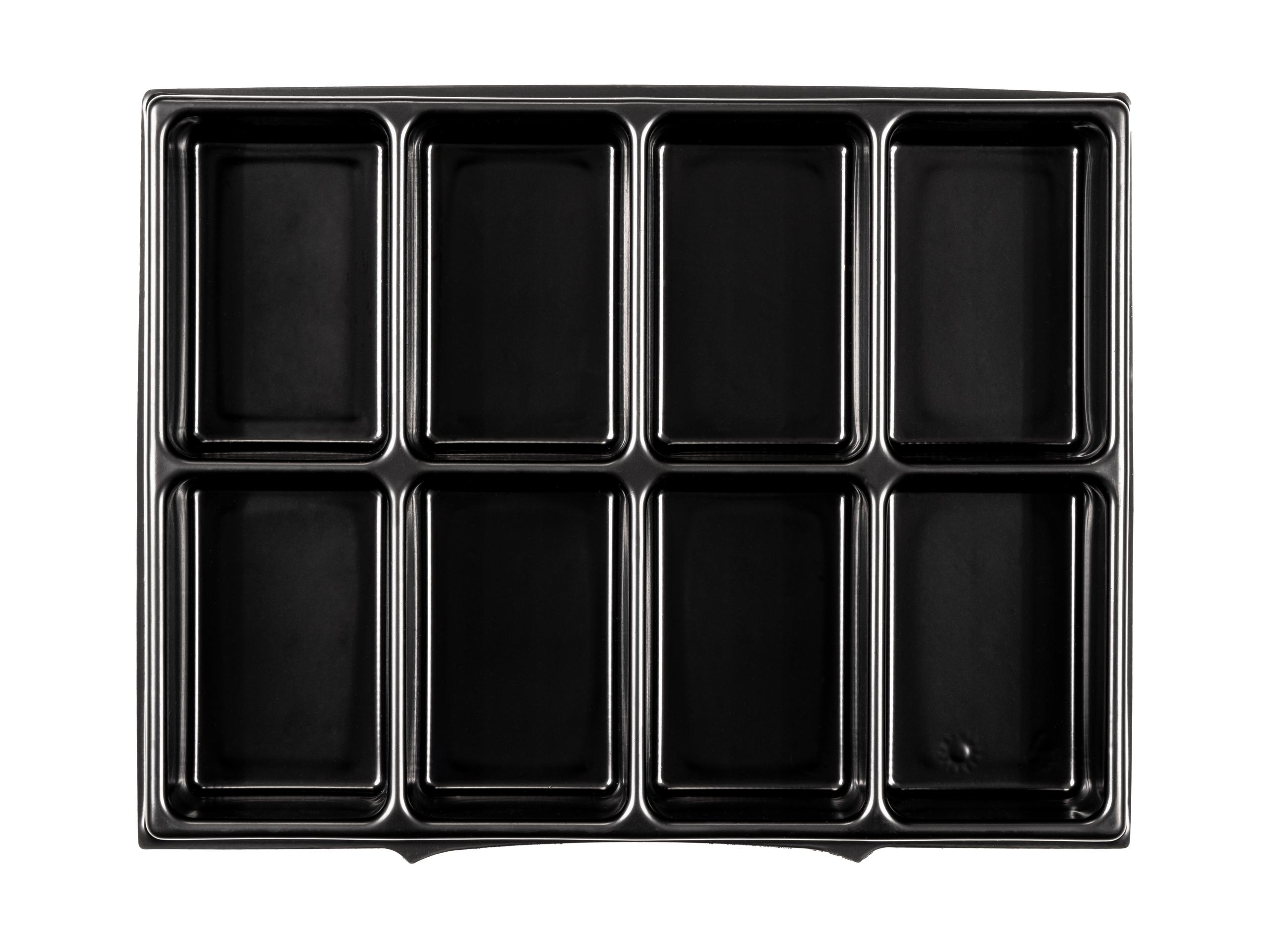 Top view of Tekton stacking organization system. Item #OLB81308