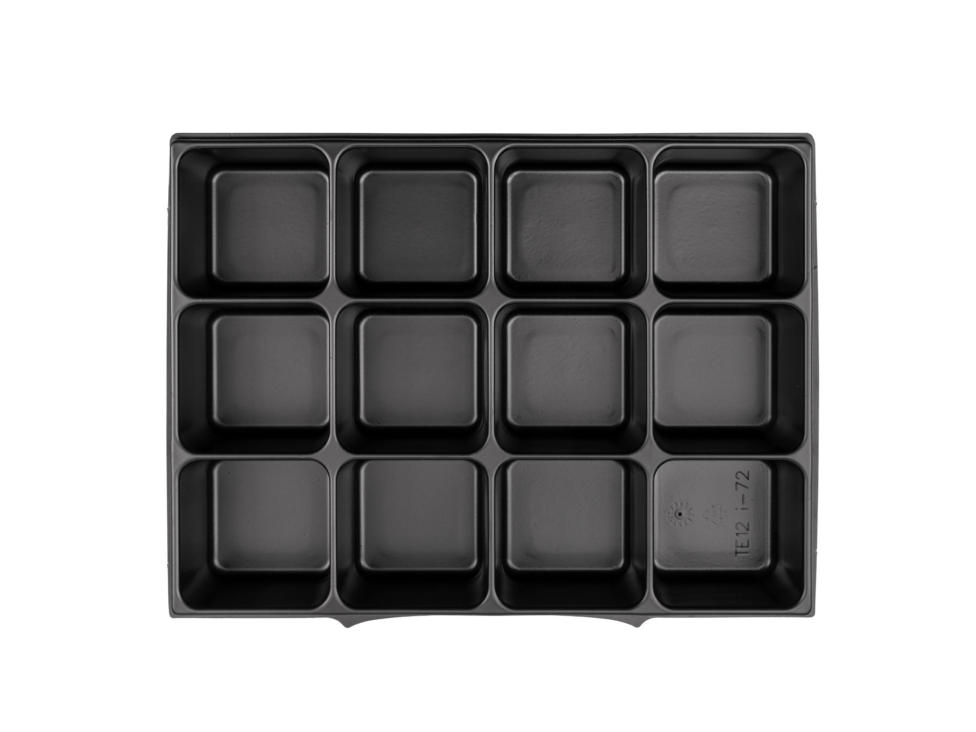 Top view of Tekton stacking organization system. Item #OLB81312.