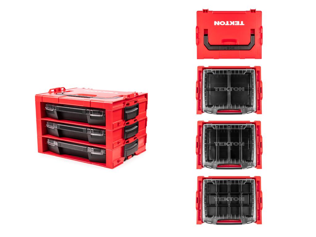 3-Drawer Stack with Parts Trays | TEKTON