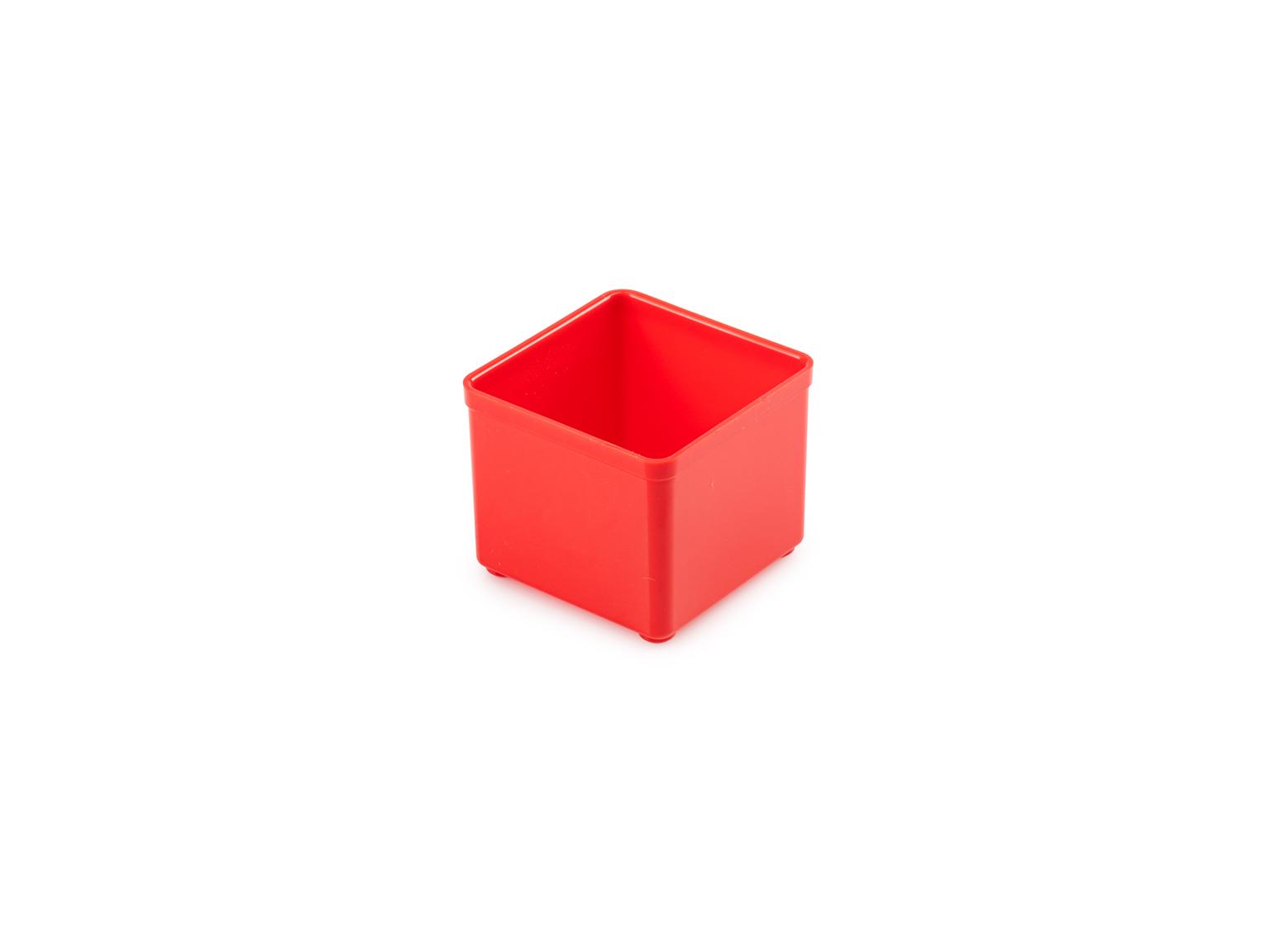 TEKTON 2 x 2 Inch Shallow Organizer Bin (Red)