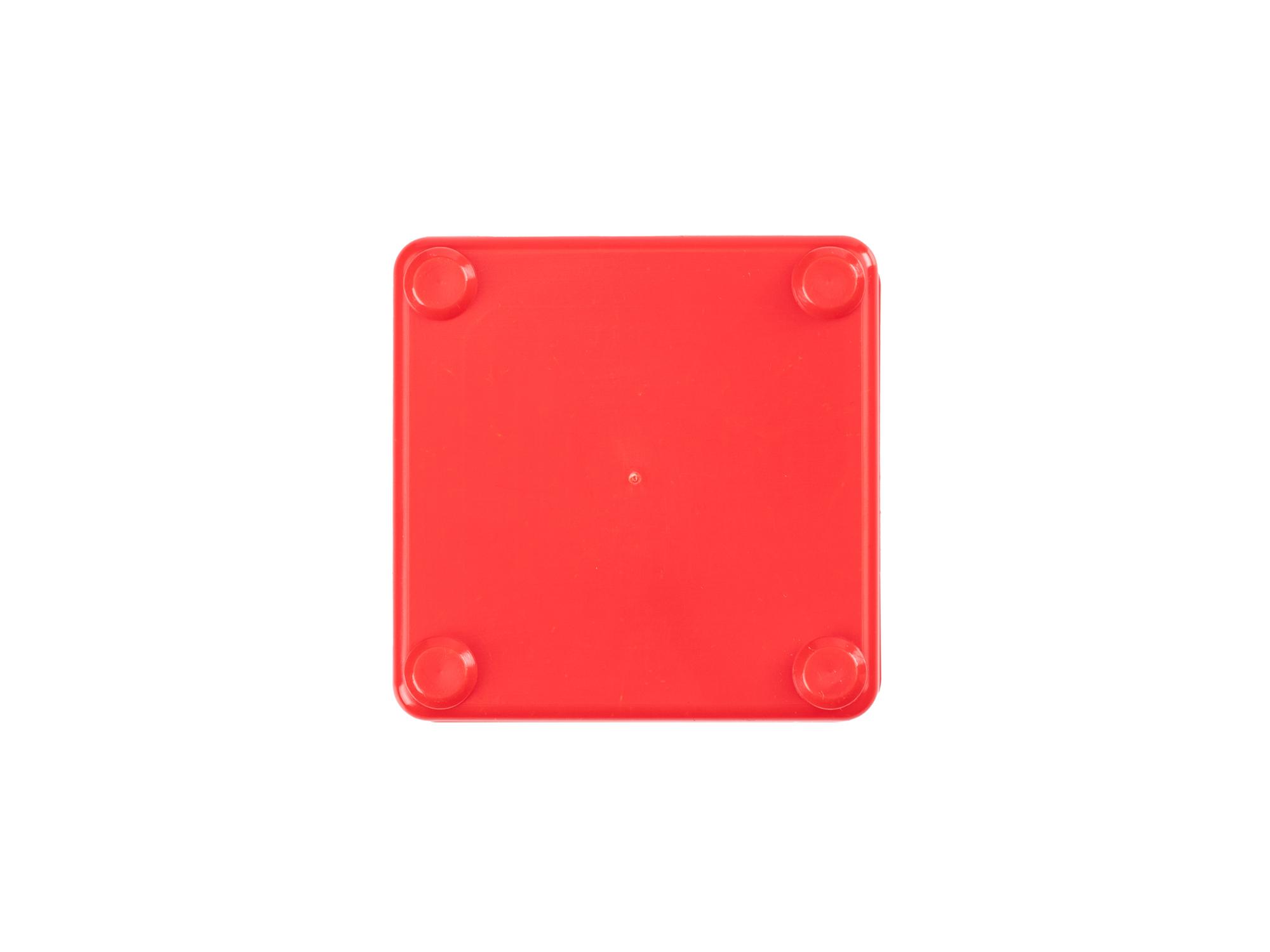 TEKTON 2 x 2 Inch Shallow Organizer Bin (Red)