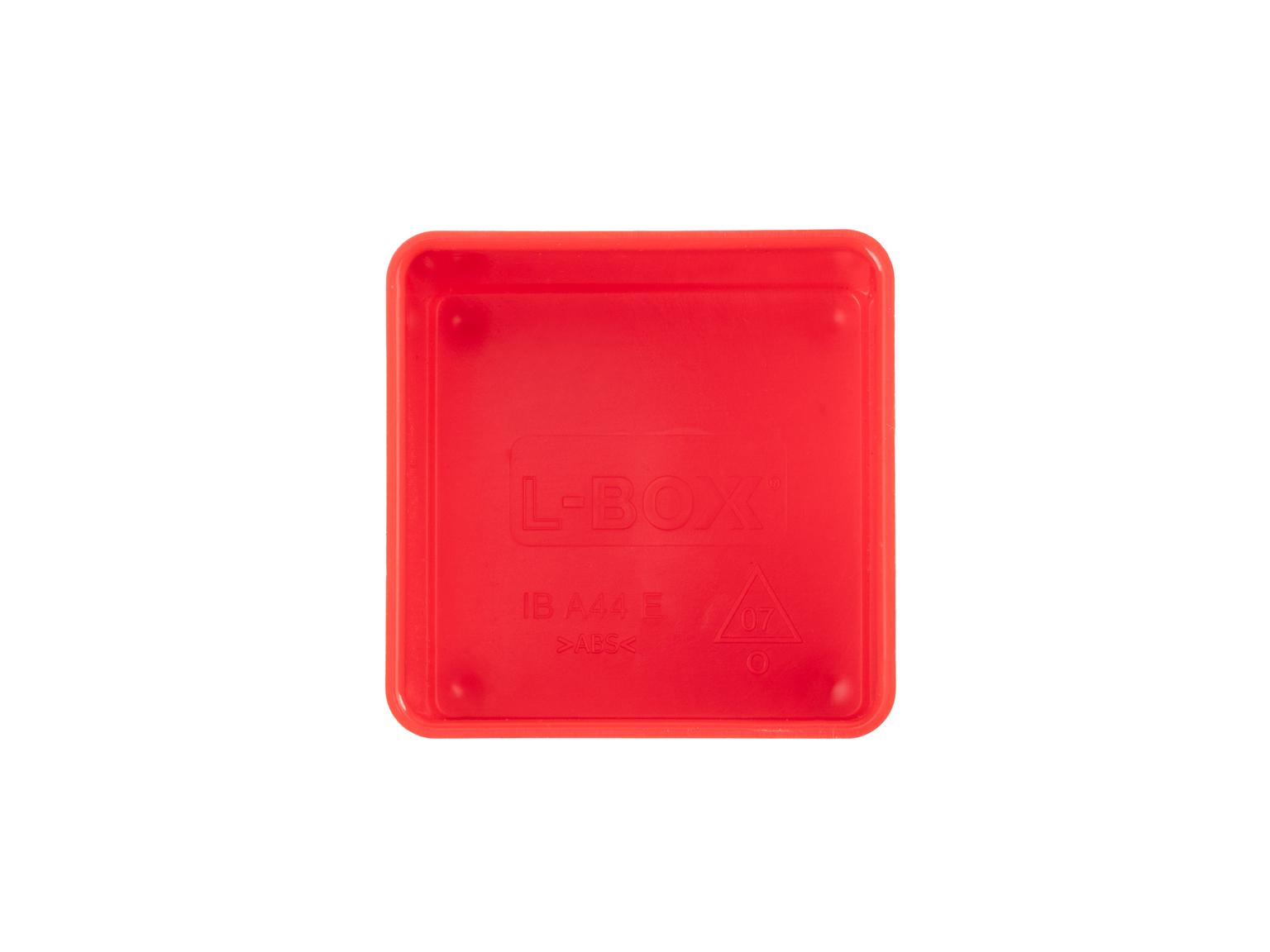 TEKTON 2 x 2 Inch Shallow Organizer Bin (Red)