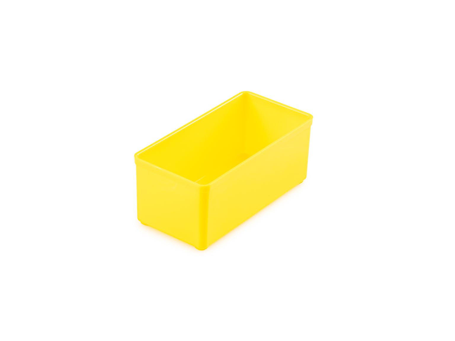 TEKTON 2 x 4 Inch Shallow Organizer Bin (Yellow)