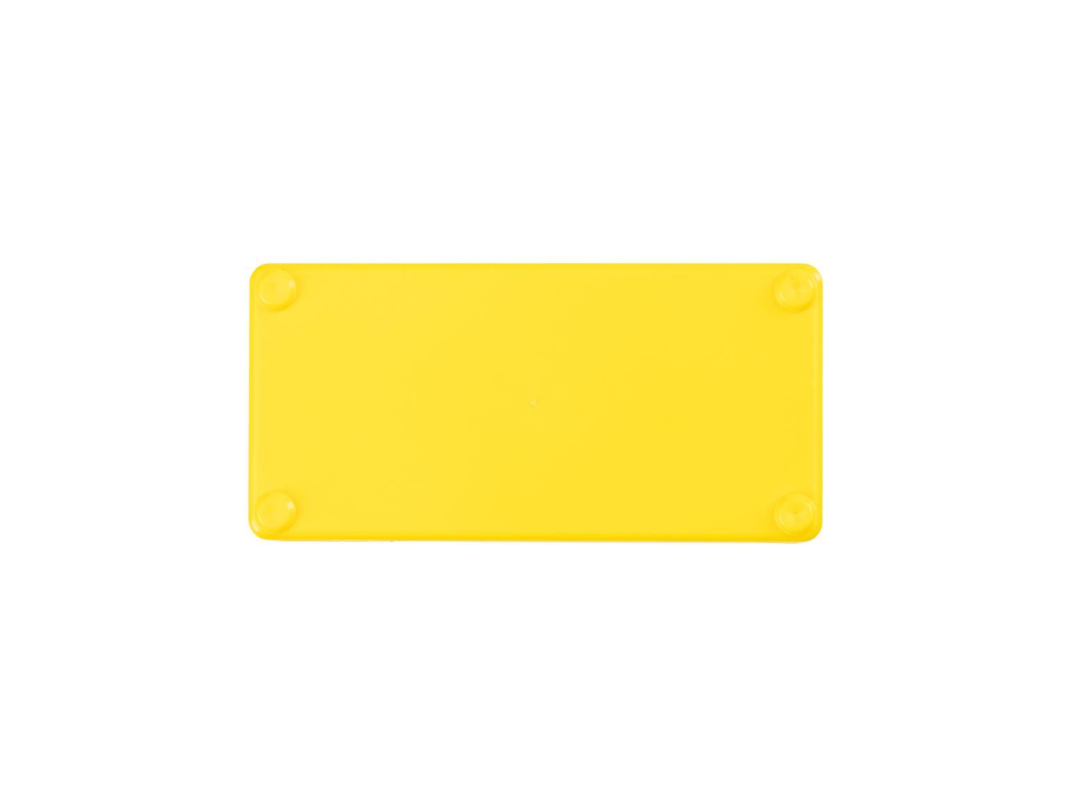 TEKTON 2 x 4 Inch Shallow Organizer Bin (Yellow)