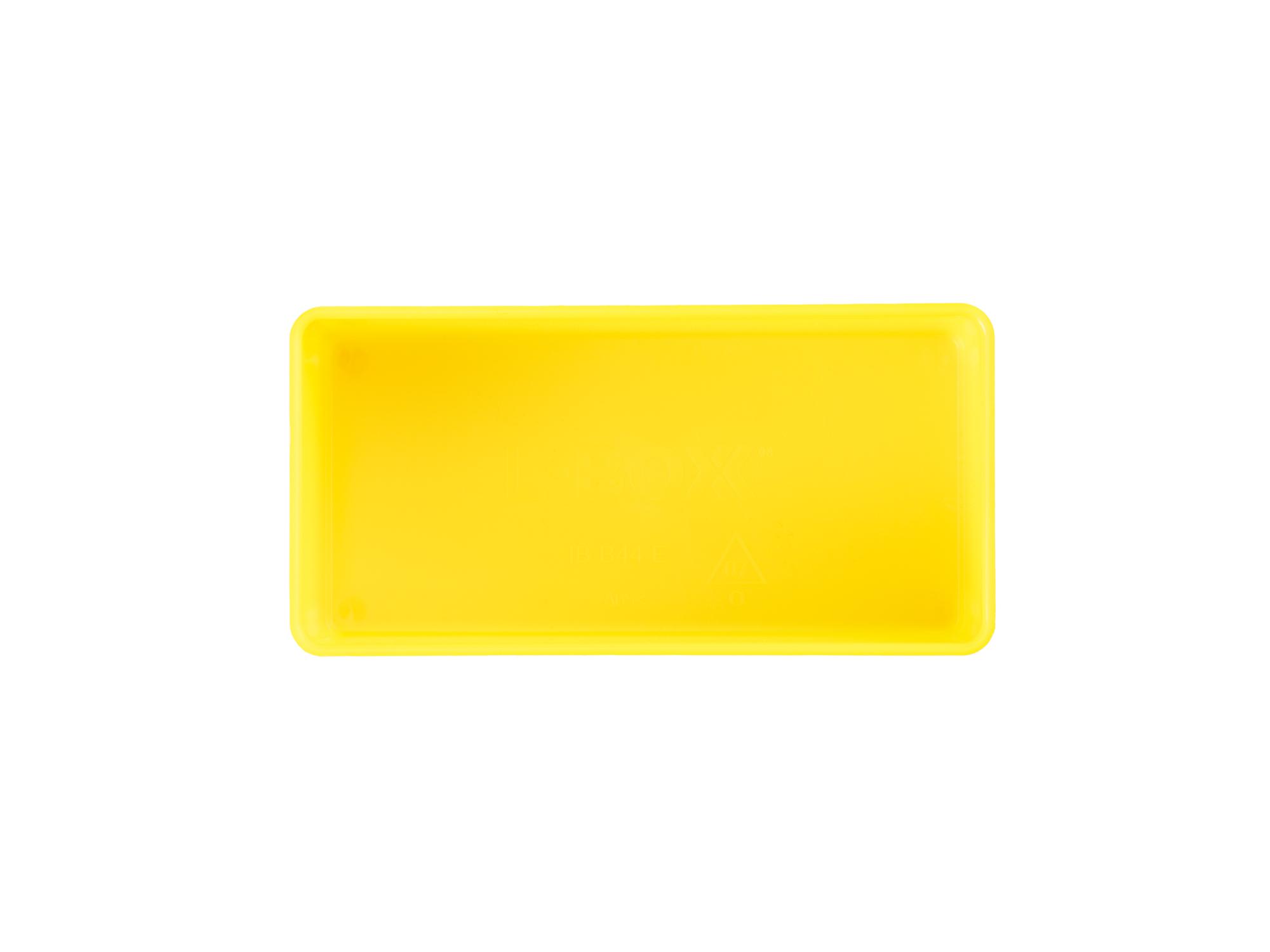 TEKTON 2 x 4 Inch Shallow Organizer Bin (Yellow)