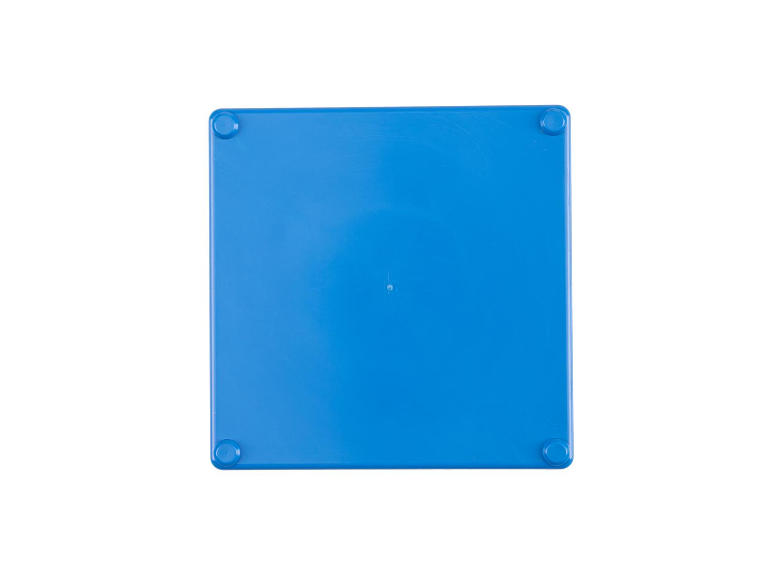 TEKTON 4 x 4 Inch Shallow Organizer Bin (Blue)