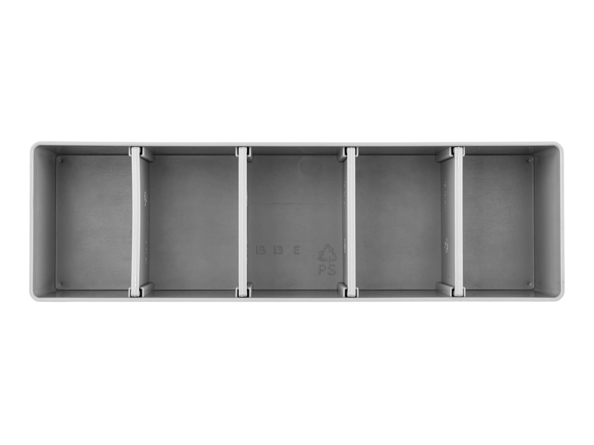 Top view of Tekton stacking organization system. Item #OLM12301