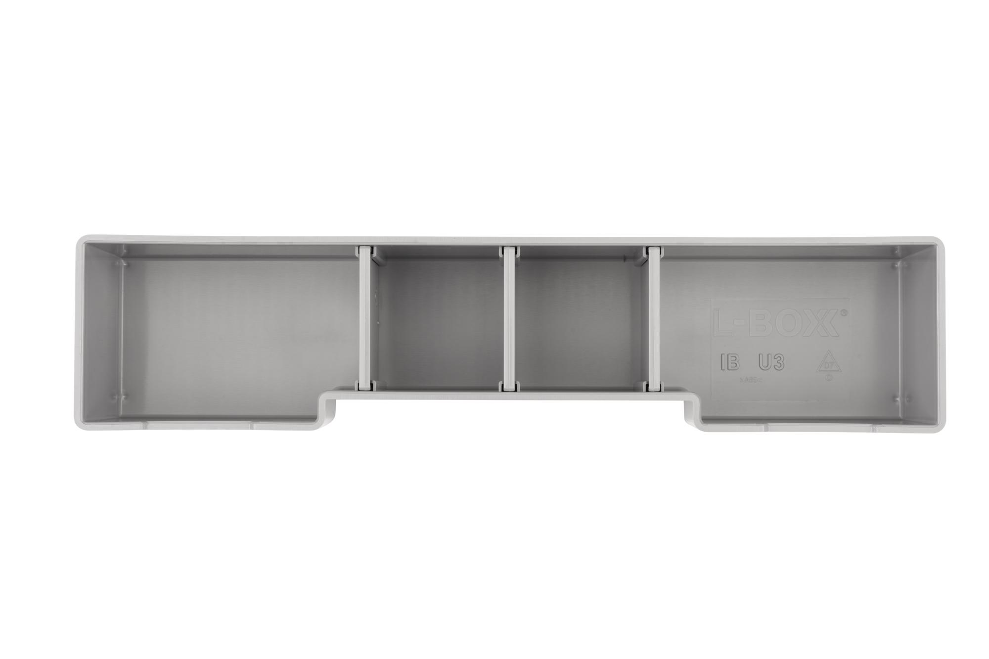 Top view of Tekton stacking organization system. Item #OLM12304