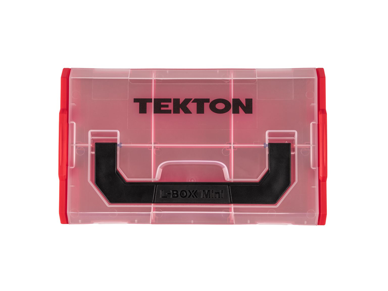 TEKTON Red Mini Stacking Tool Box Set with Dividers, 3-Piece (L-BOXX Mini)