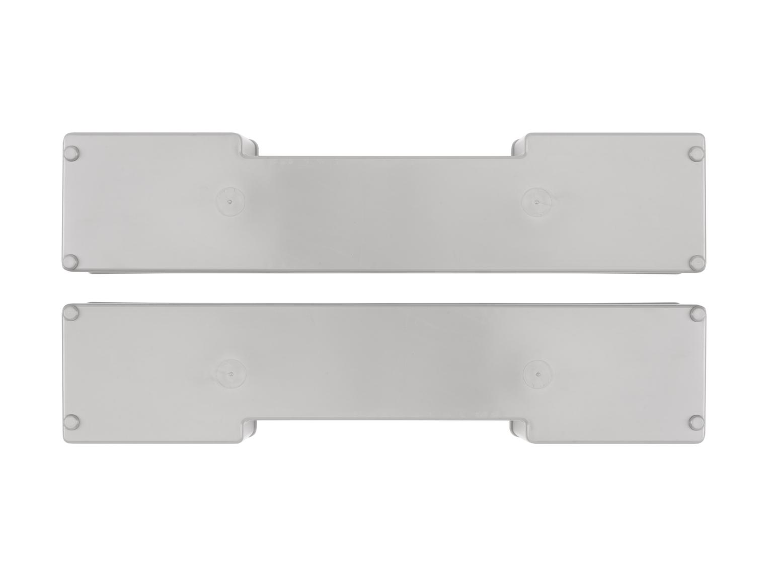 Bottom view of Tekton stacking organization system set. Item #OLM90802