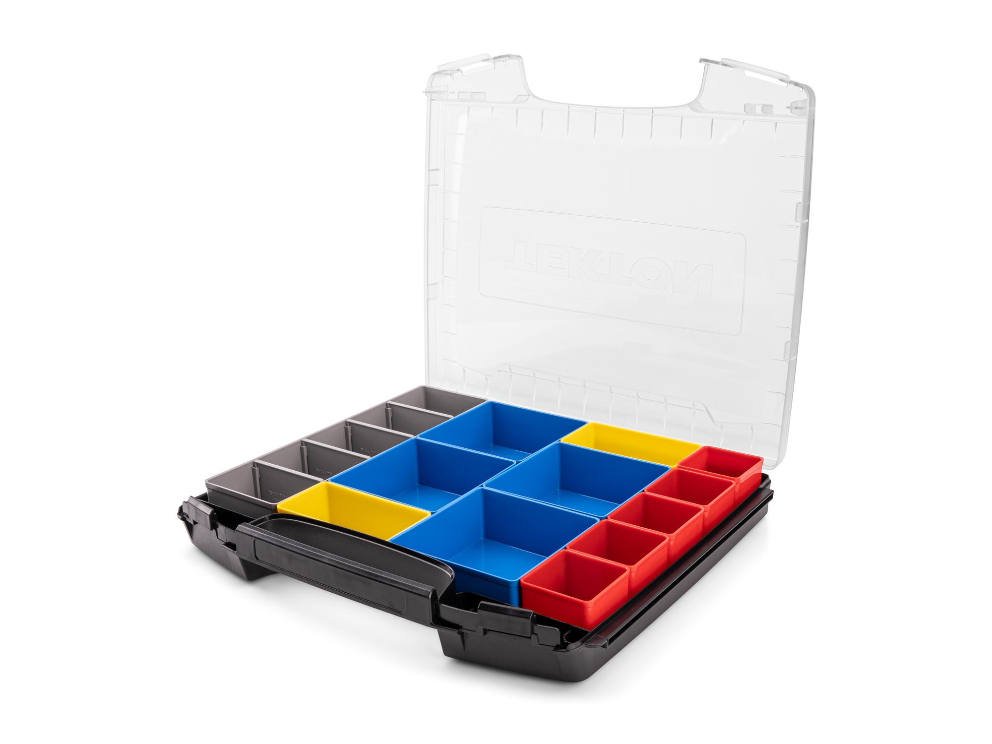 TEKTON 2 Inch Shallow Lidded Drawer (i-BOXX) with 12-Piece Organizer Bin Set