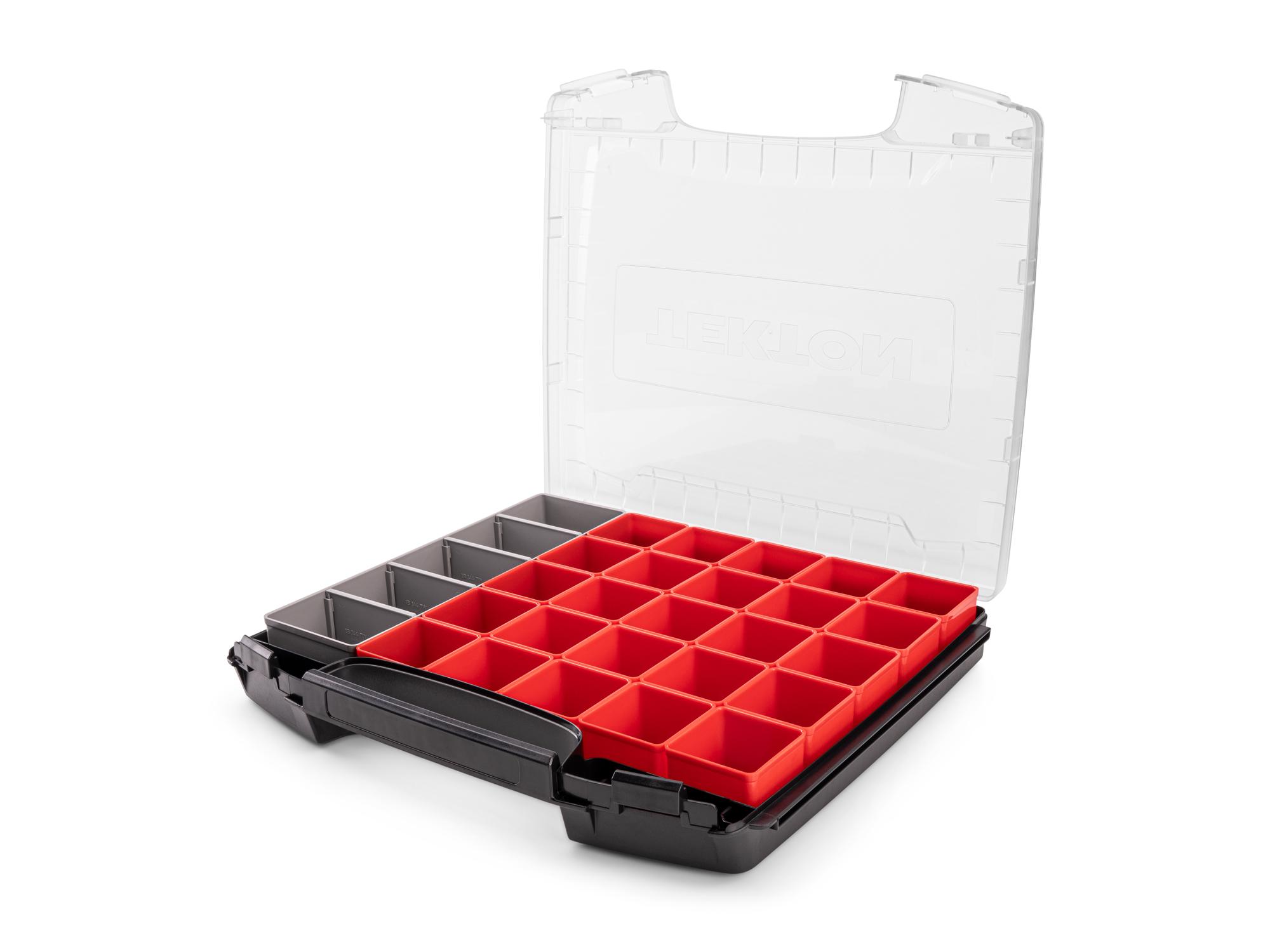 TEKTON 2 Inch Shallow Lidded Drawer (i-BOXX) with 26-Piece Organizer Bin Set
