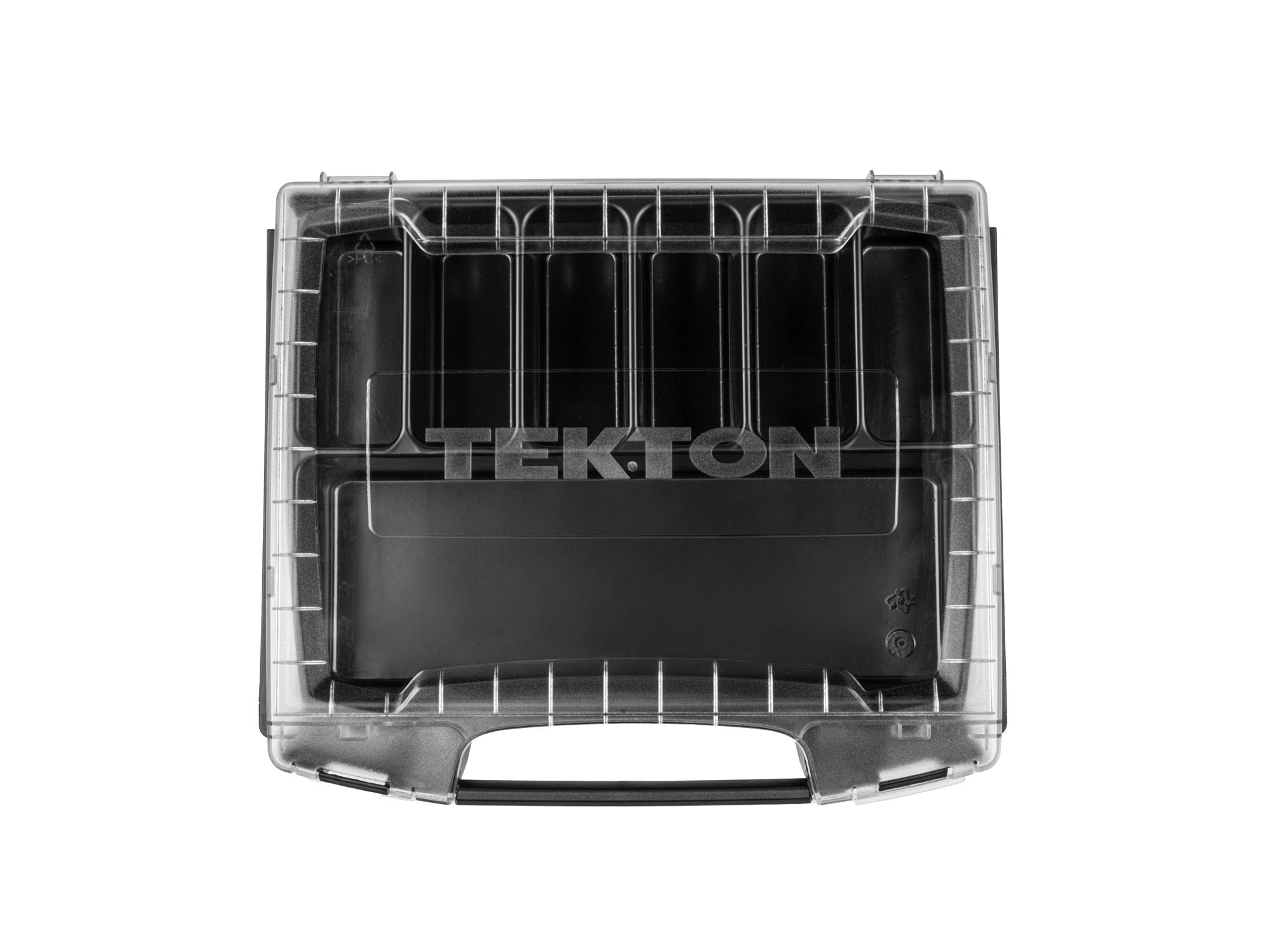 Front view of Tekton stacking organization system set. Item #OLB51411.