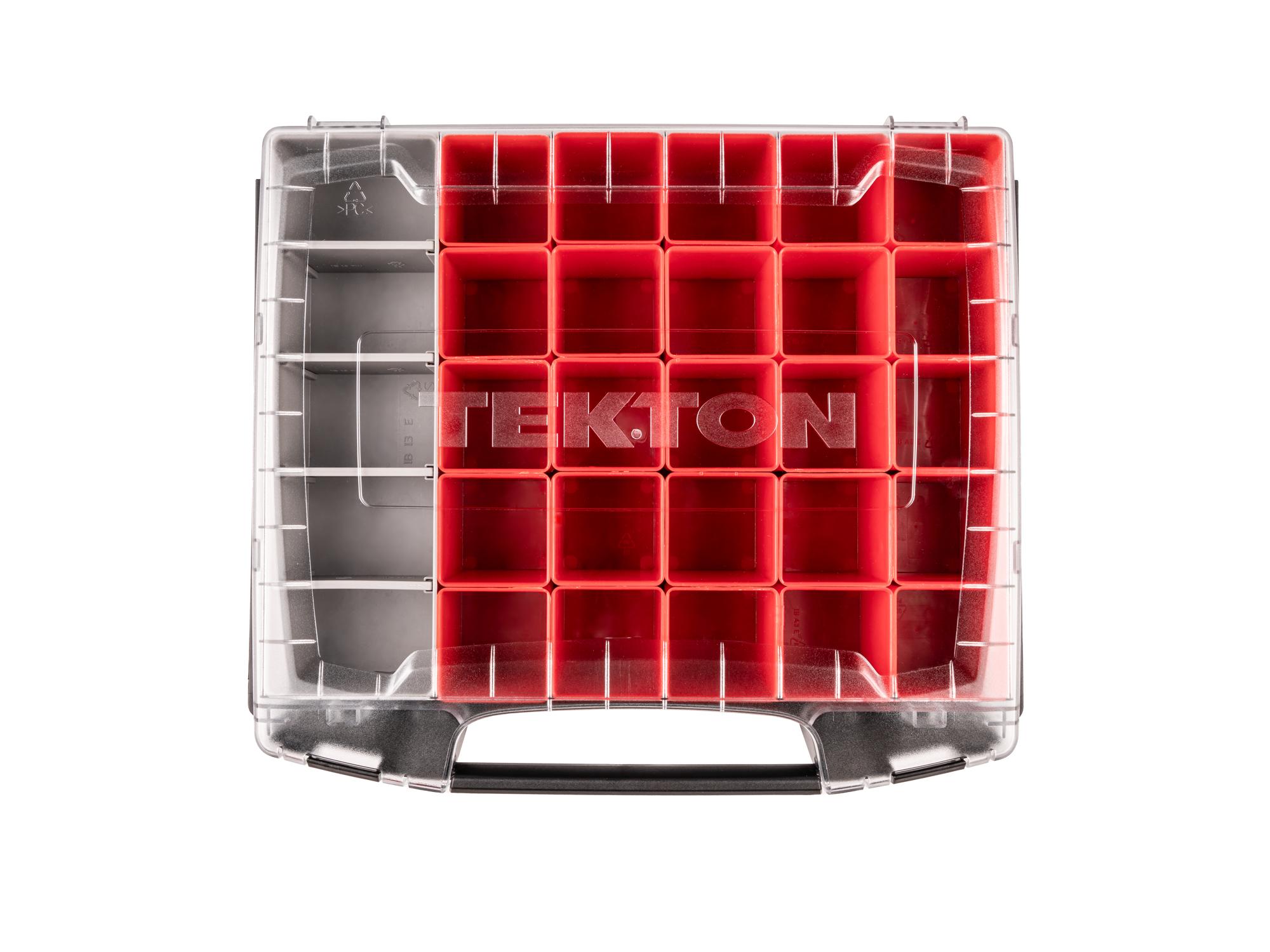 Top view of Tekton stacking organization system set. Item #OLB51714.