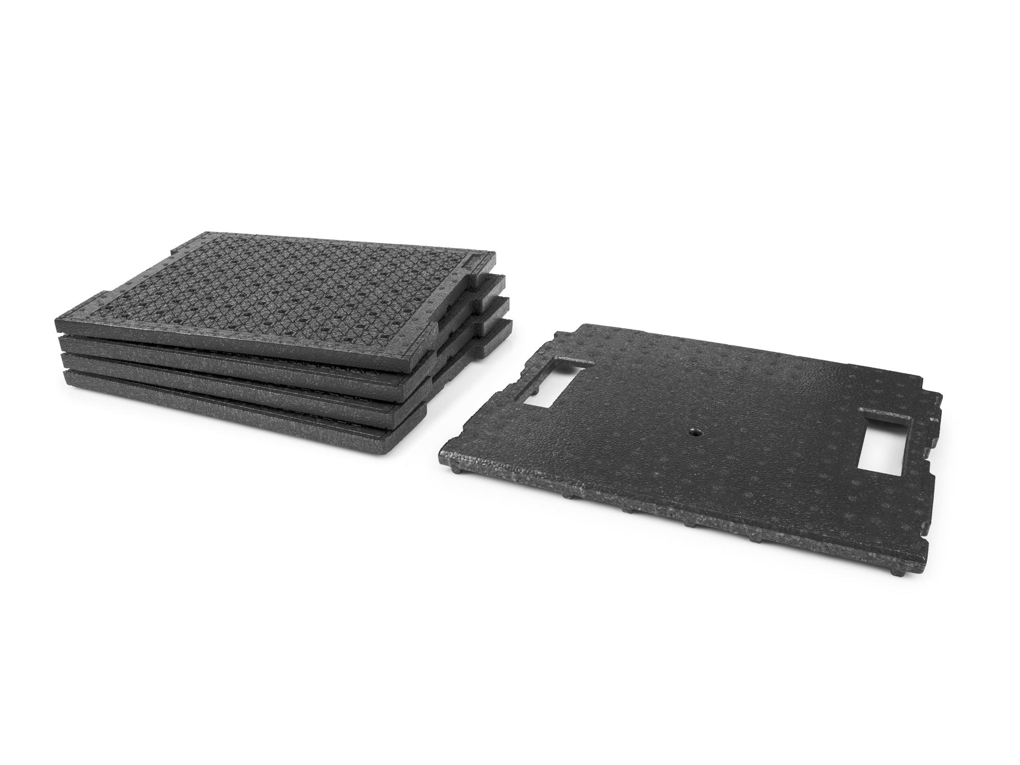 Laid out contents of Tekton stacking organization system set. Item #OLB81203