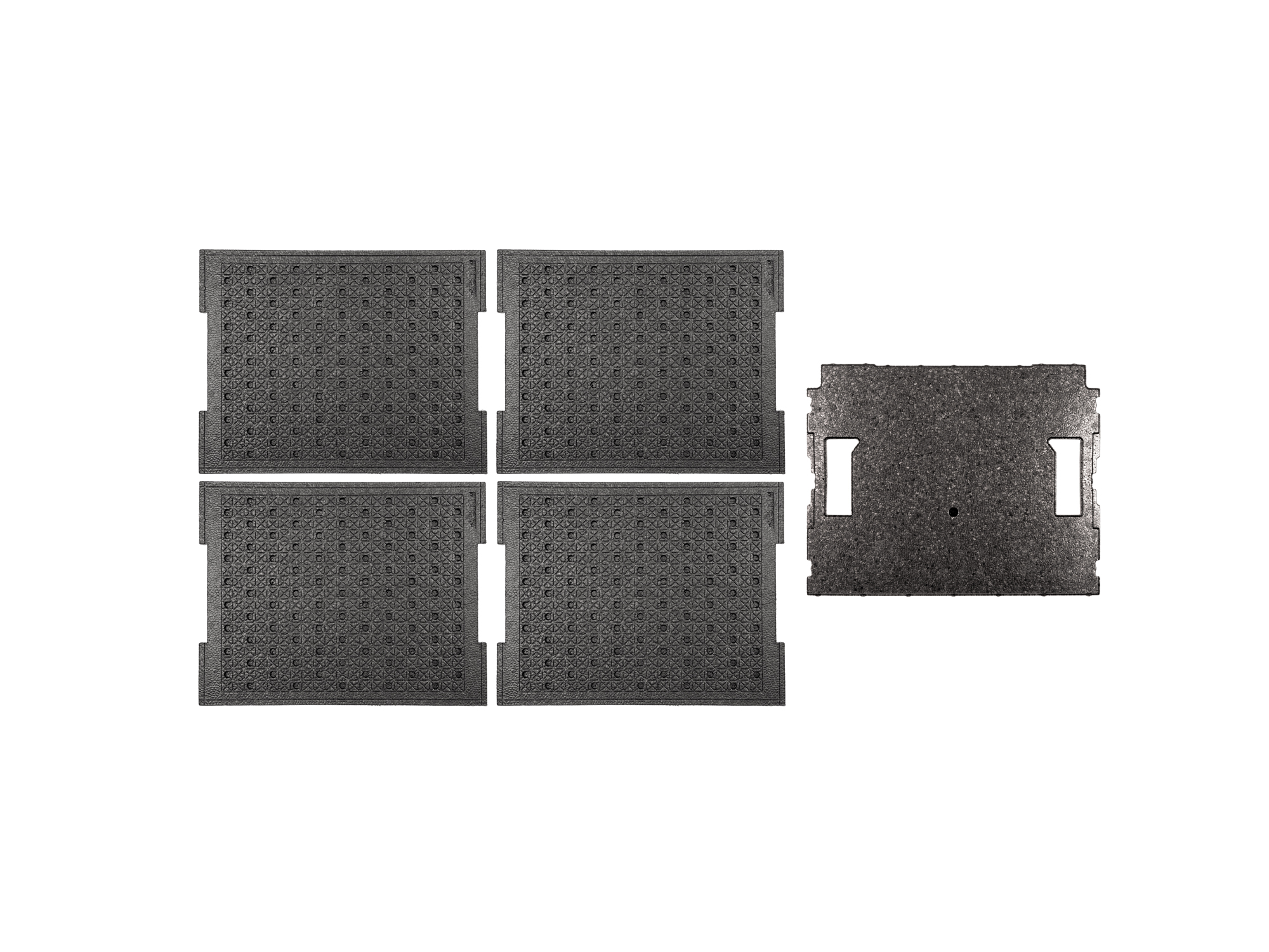 Foam and Lid Insert for Shallow Stacking Tool Box (L-BOXX 1) | TEKTON