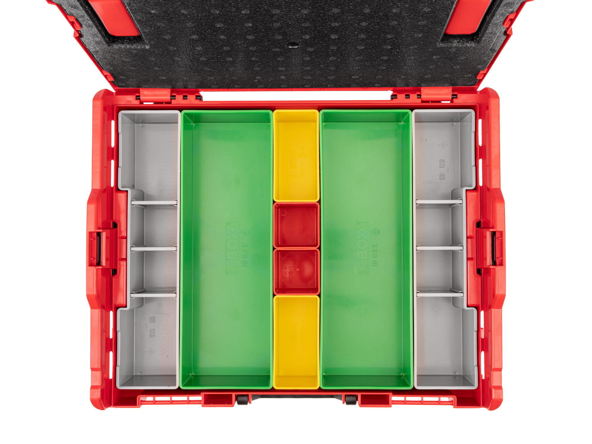 Stacking Tool Box (L-BOXX 1) with Organizer Bin Set (8-Piece) | TEKTON