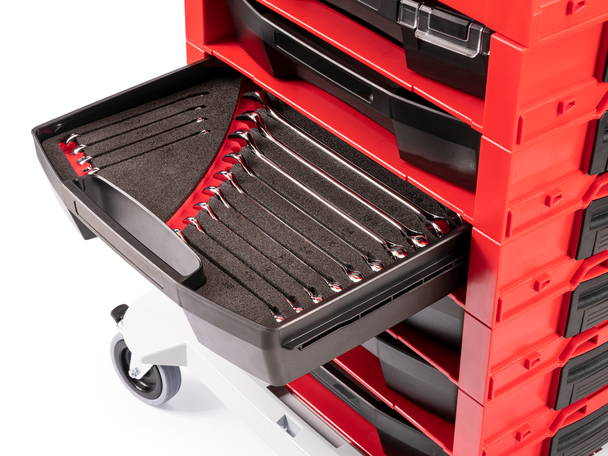 15-Piece Combination Wrench Set with Drawer and Foam | TEKTON