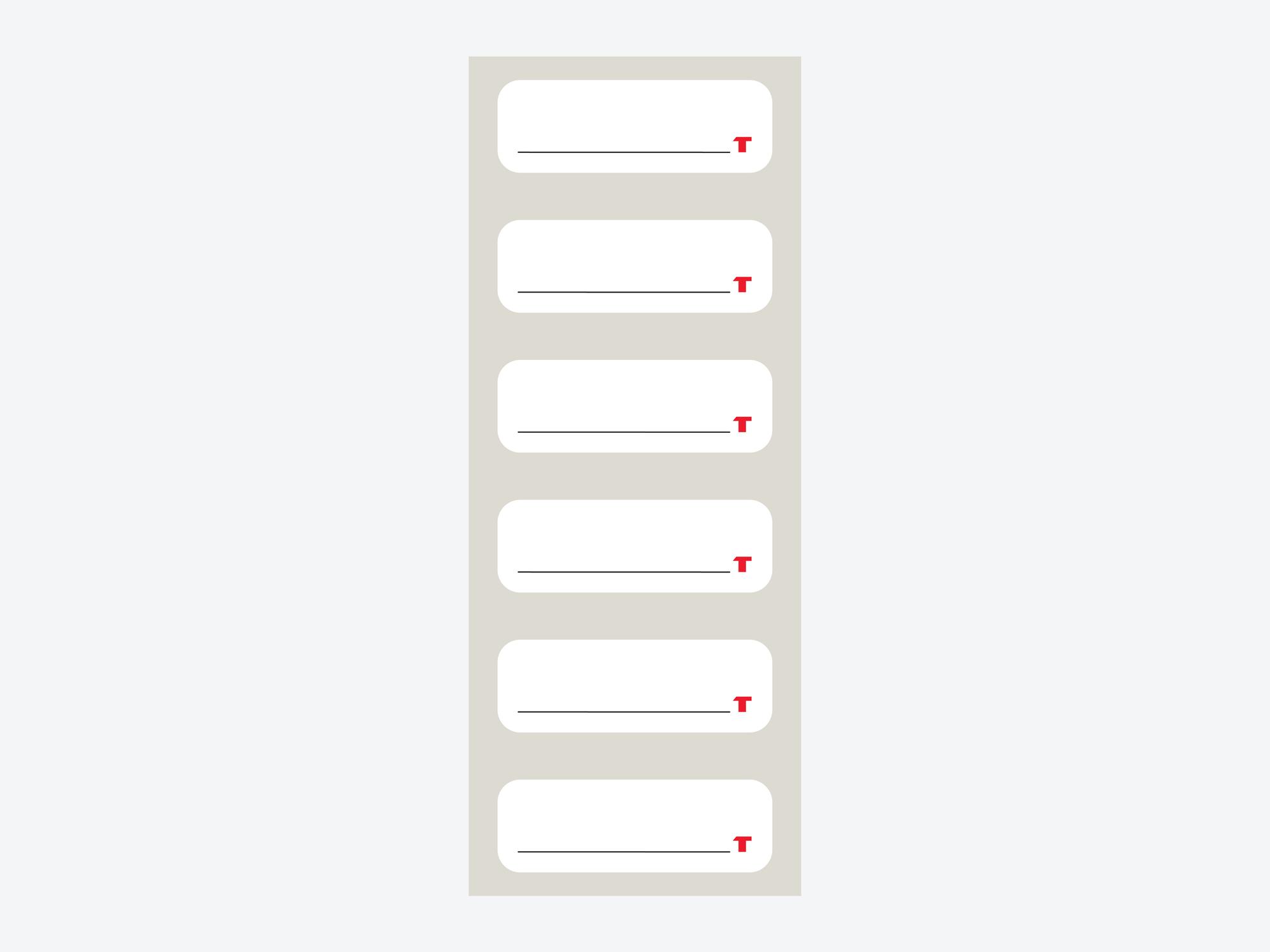 Organizer Bins Label Set, 6-Piece (1.5 x 0.5 in.)