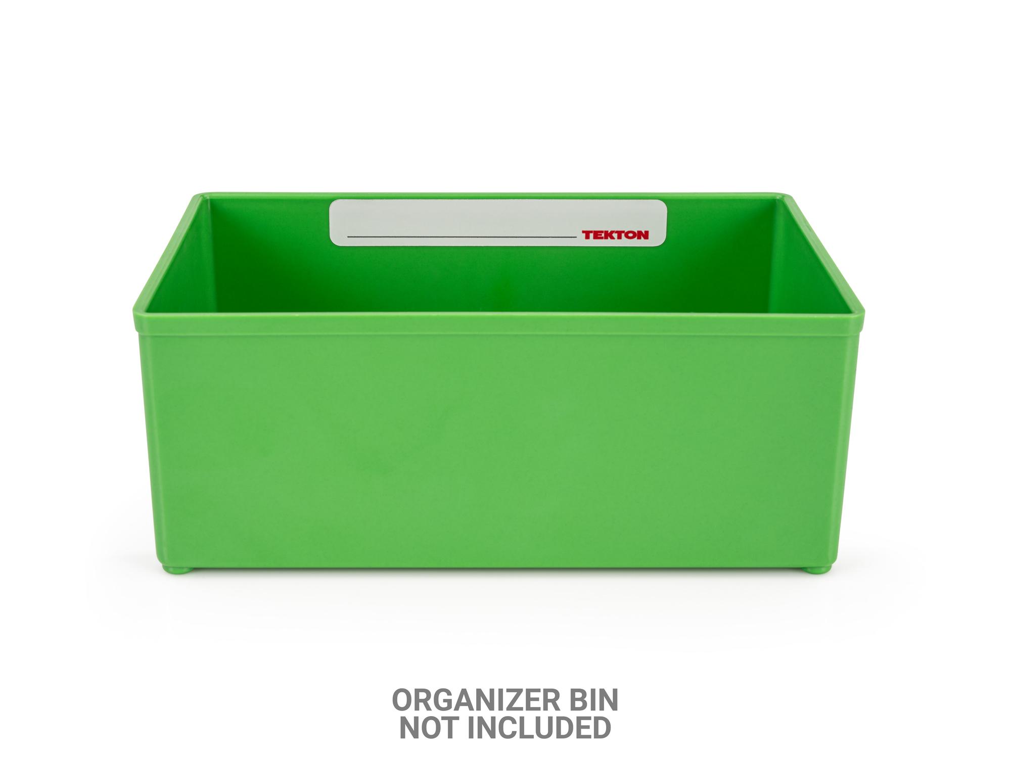 Example shown of Tekton stackinchstacking organization system. Item #OLB98003