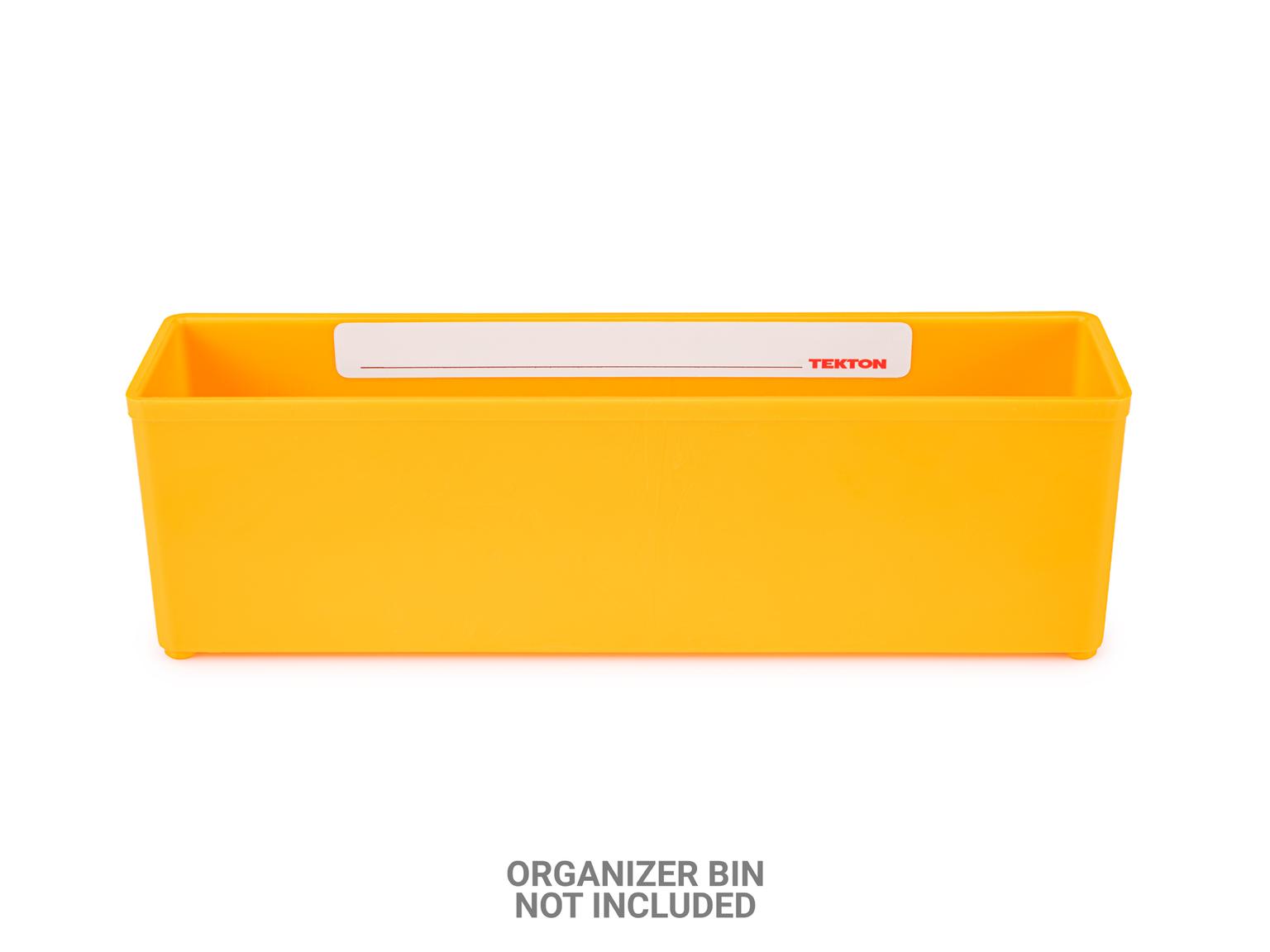 TEKTON Organizer Bins Label Set, 4-Piece (5.5 x 0.5 in.)