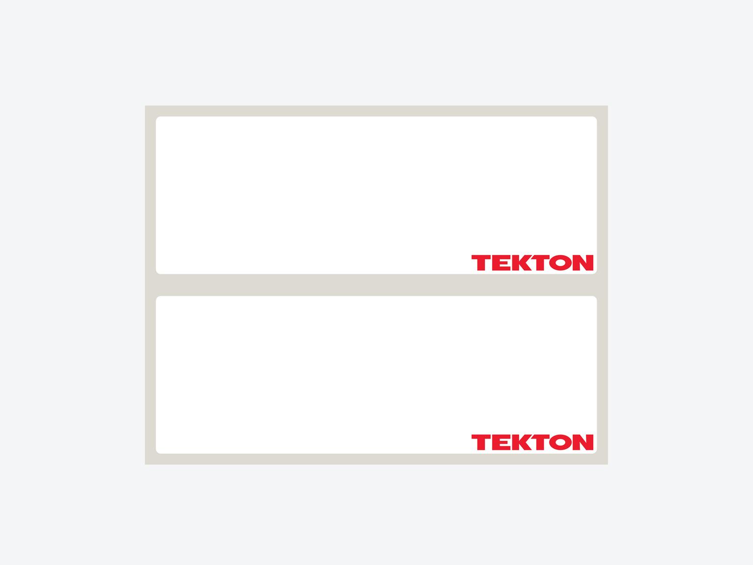 TEKTON Label Set for Stacking Tool Box (2-Piece)