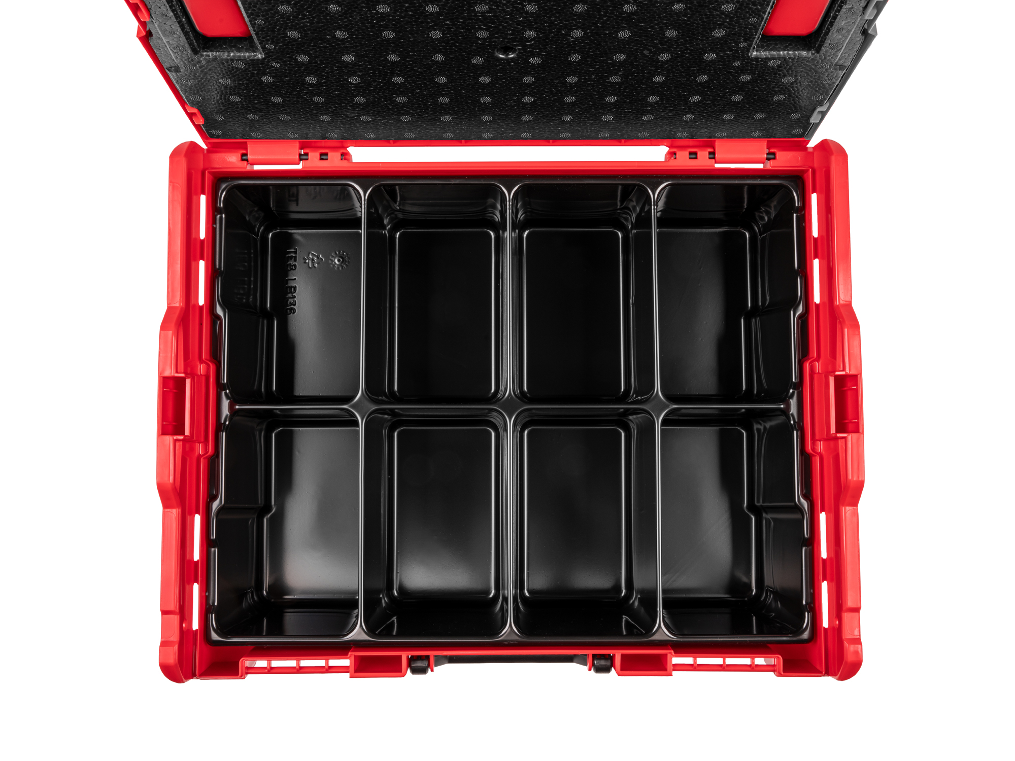3-Drawer Modular Stacking Parts Rack with Tool Box | TEKTON