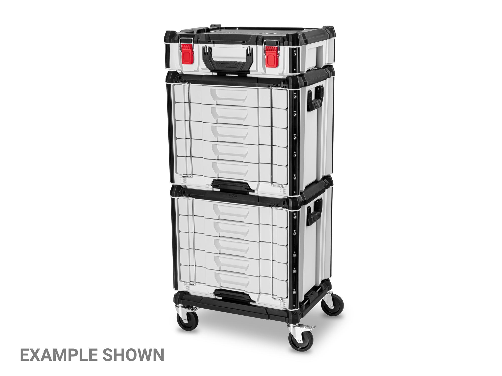 TEKTON RIG 5-Drawer Tool Box (Lunar White)