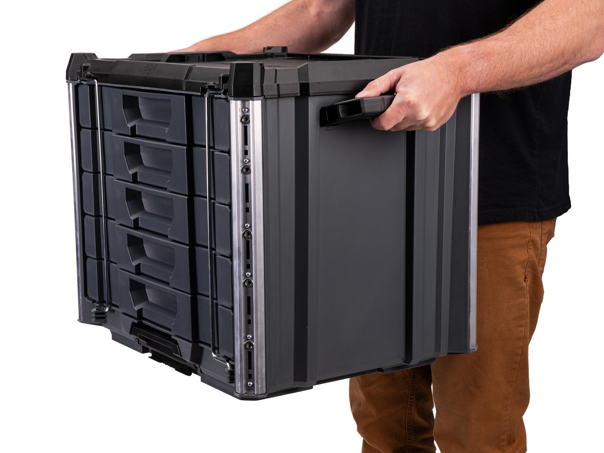 TEKTON RIG 5-Drawer Tool Box (Slate Gray)