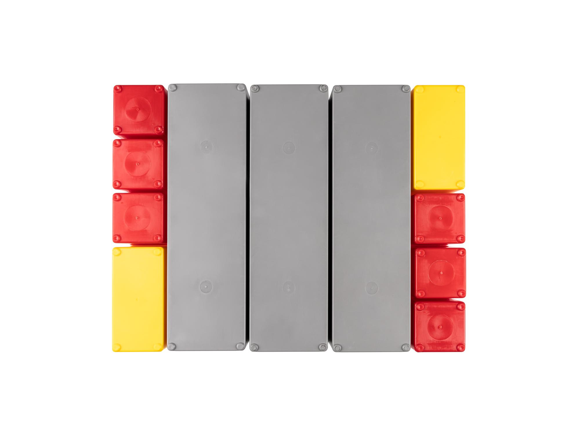 Bottom view of Tekton stacking organization system set. Item #OLM95011