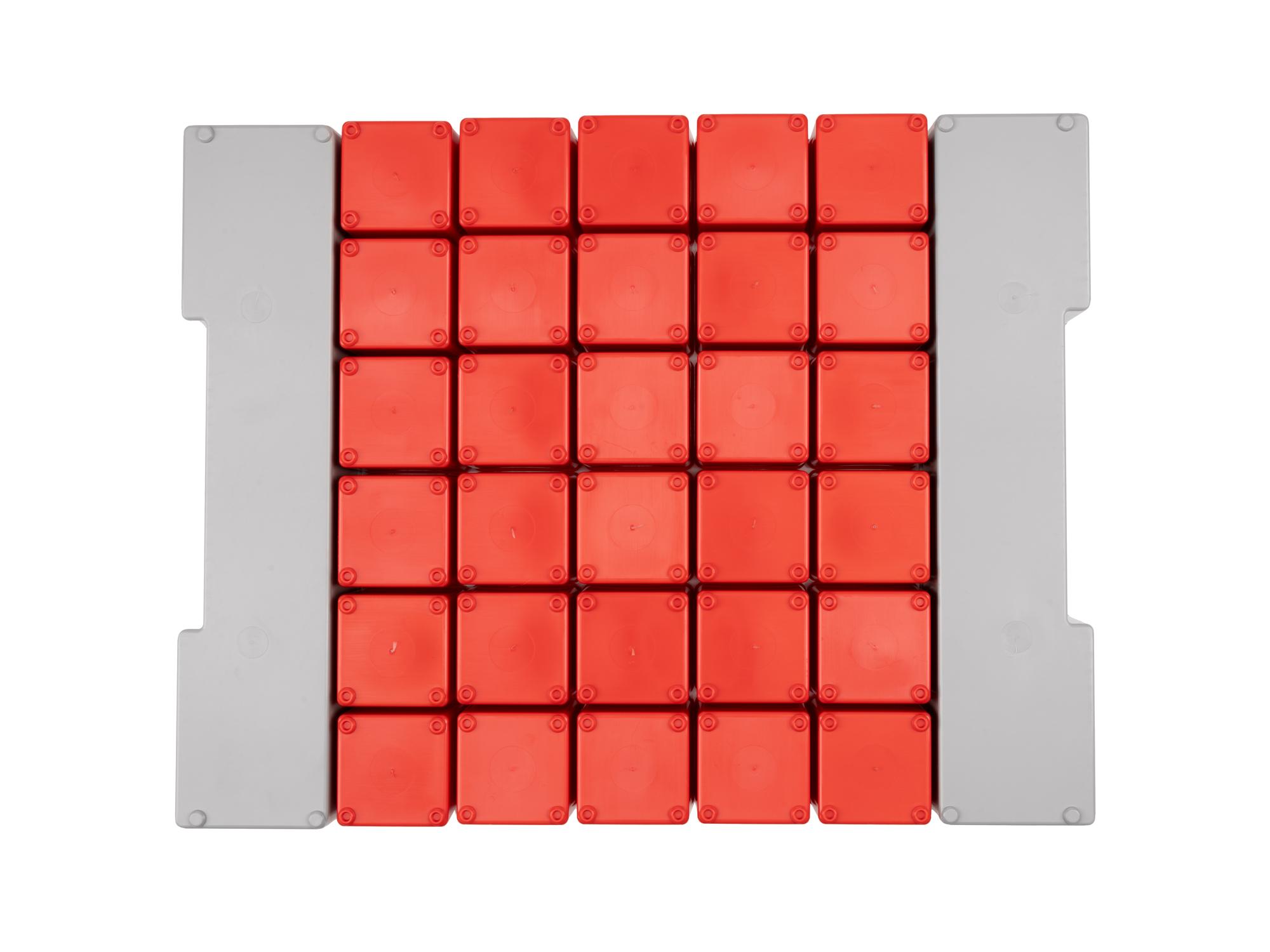 Bottom view of Tekton stacking organization system set. Item #OLM95015