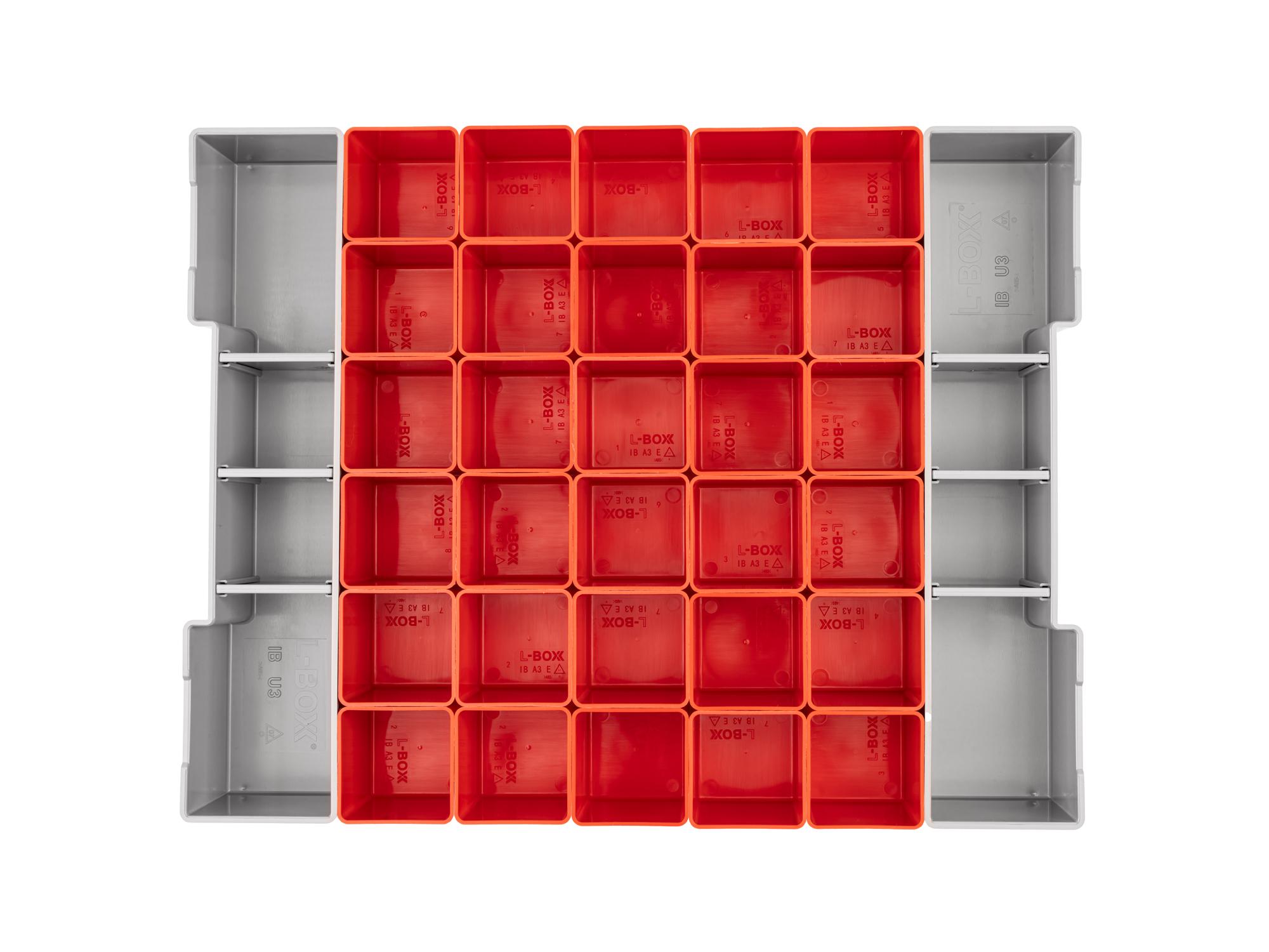Top view of Tekton stacking organization system set. Item #OLM95015