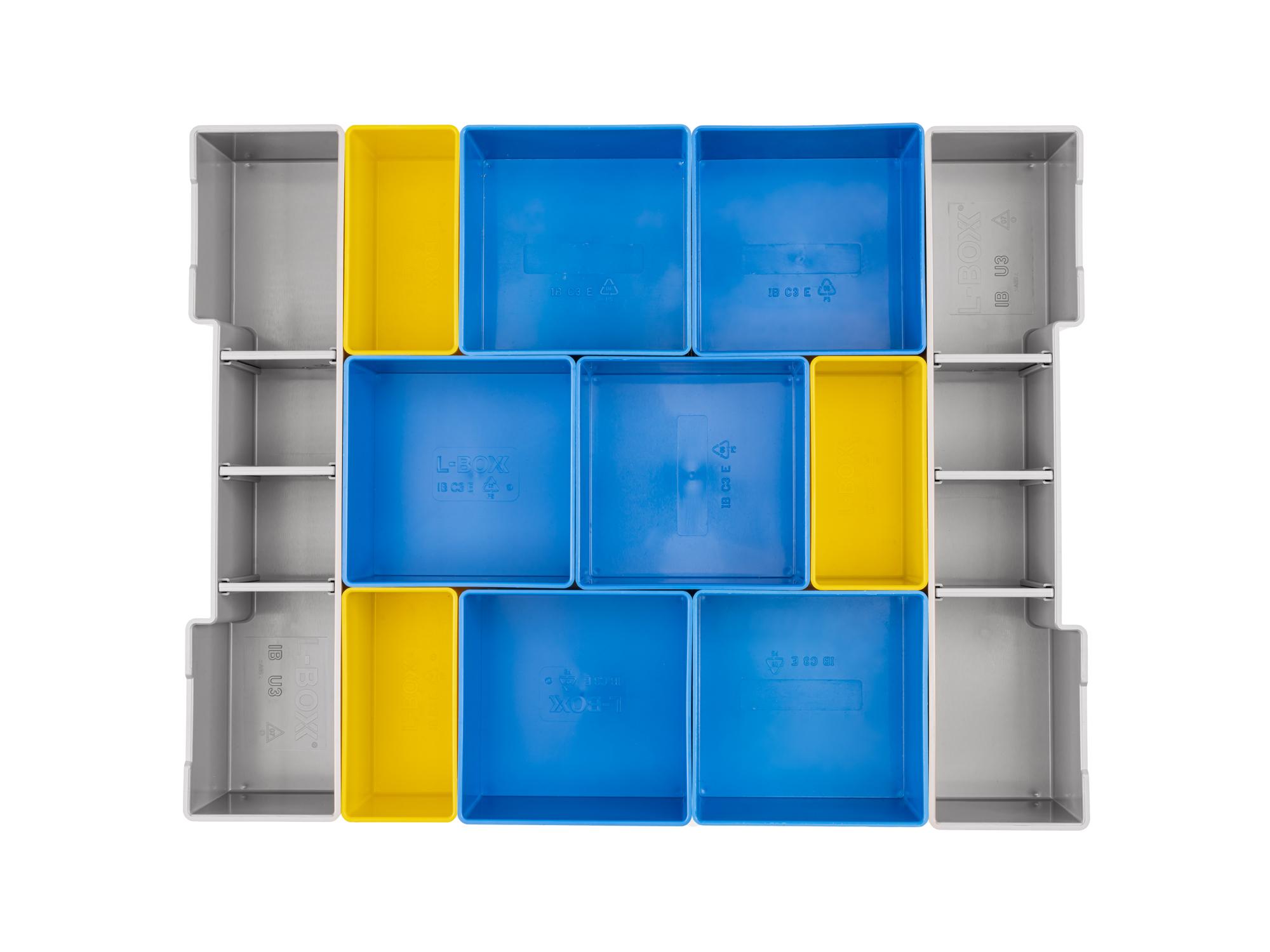 Top view of Tekton stacking organization system set. Item #OLM95017